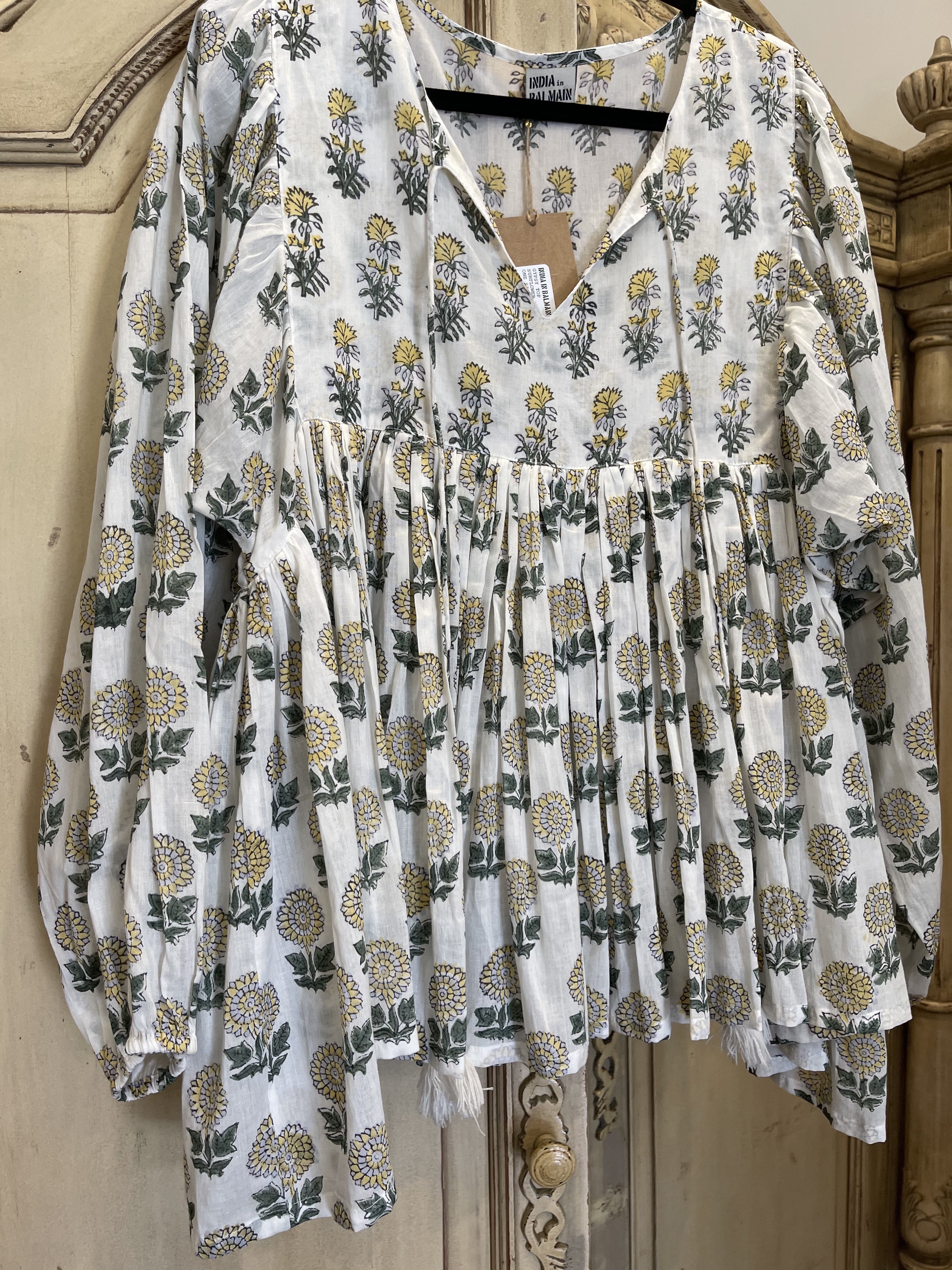GYPSY TOP - SUNFLOWER FLORAL