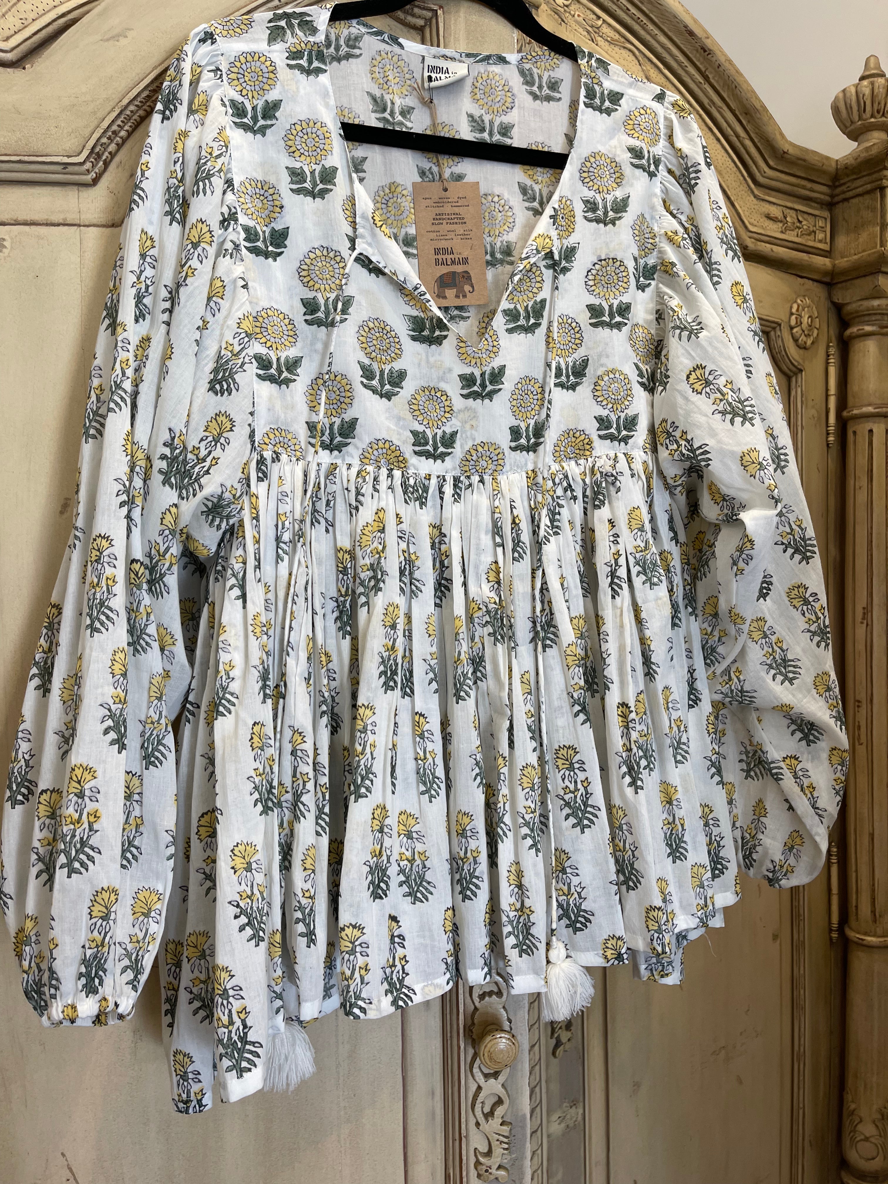 GYPSY TOP - SUNFLOWER MEADOW