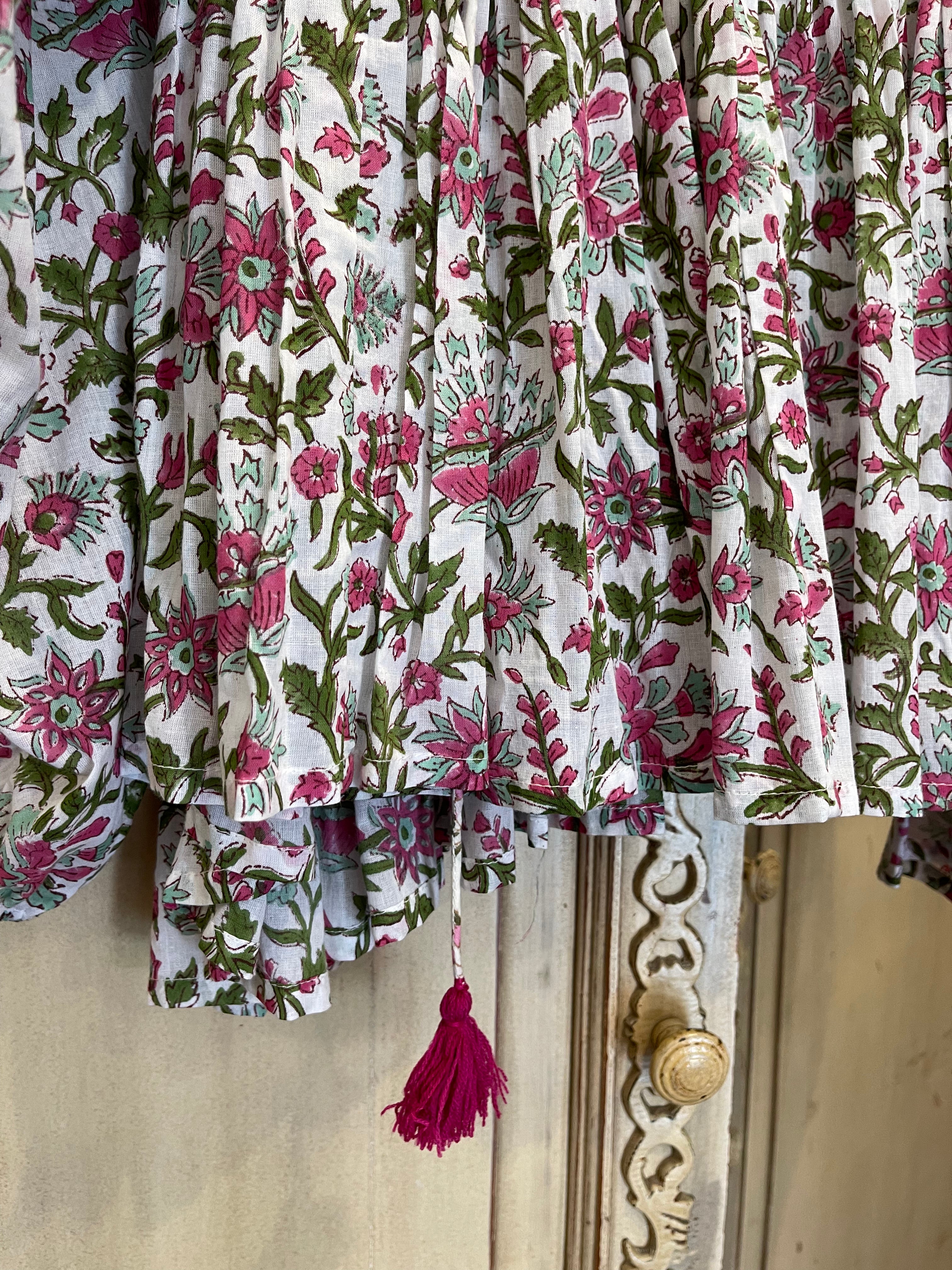 GYPSY TOP - PINK FLOWER