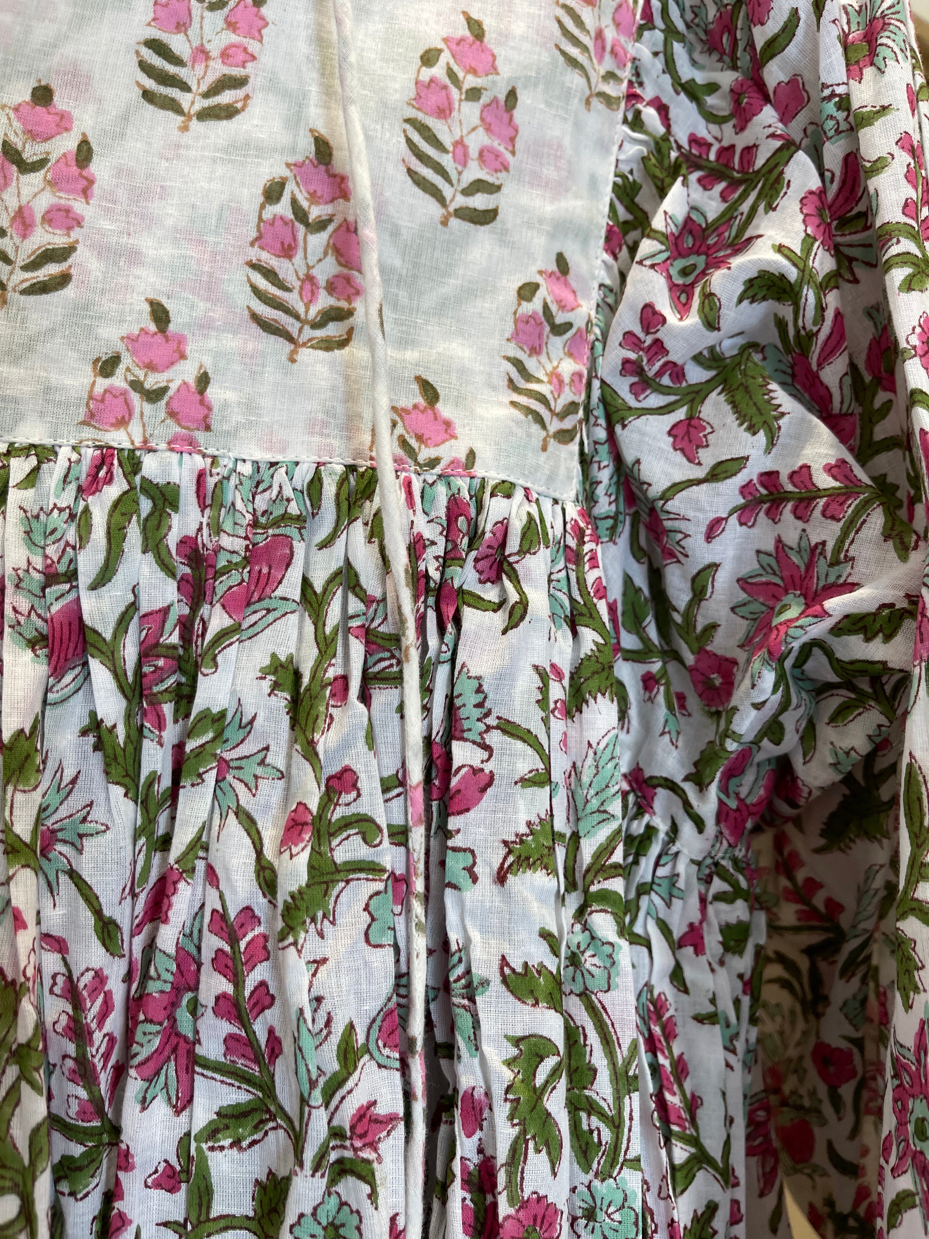GYPSY TOP - PINK FLOWER