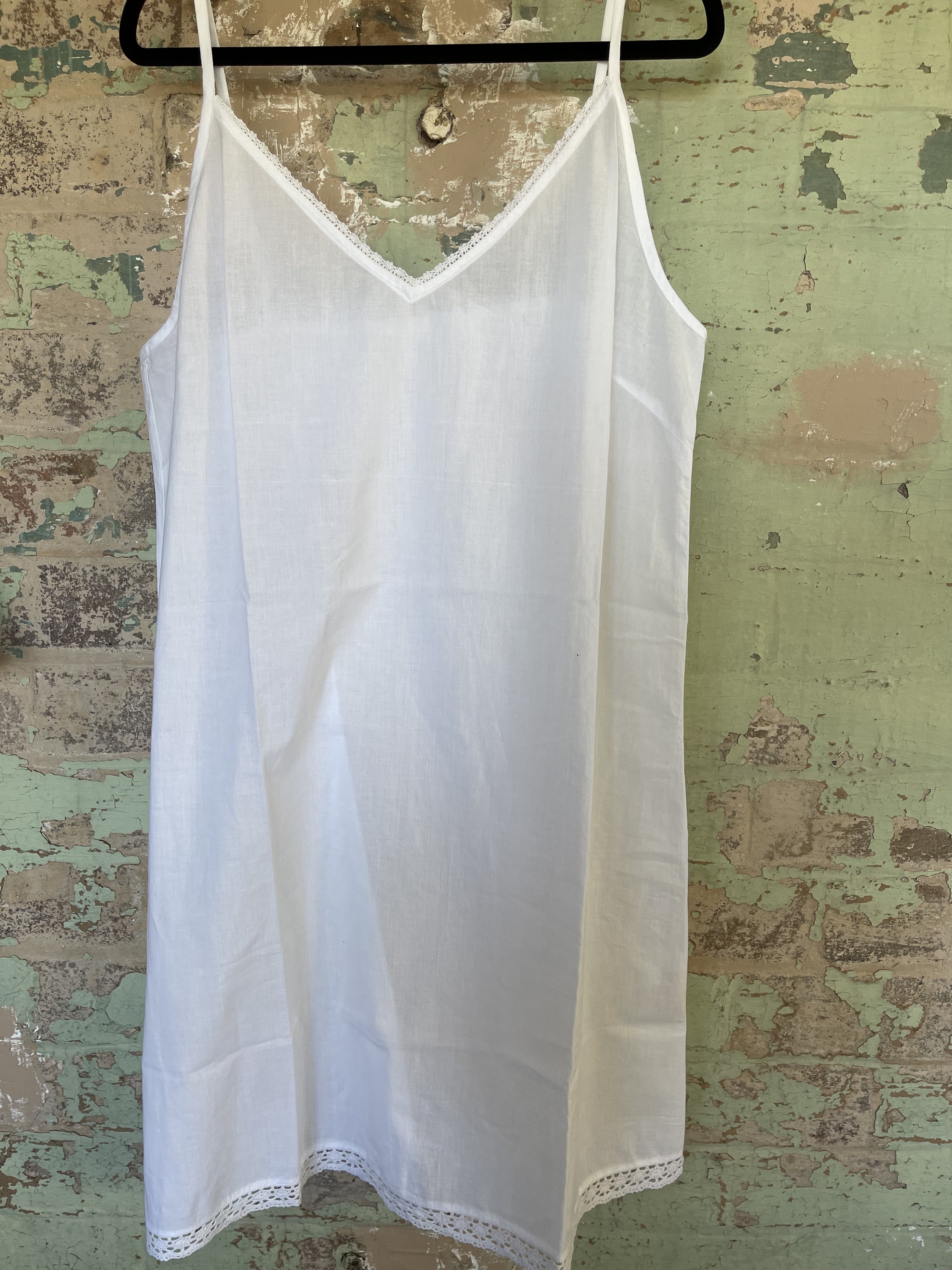 Slip Cotton - Lace WHITE