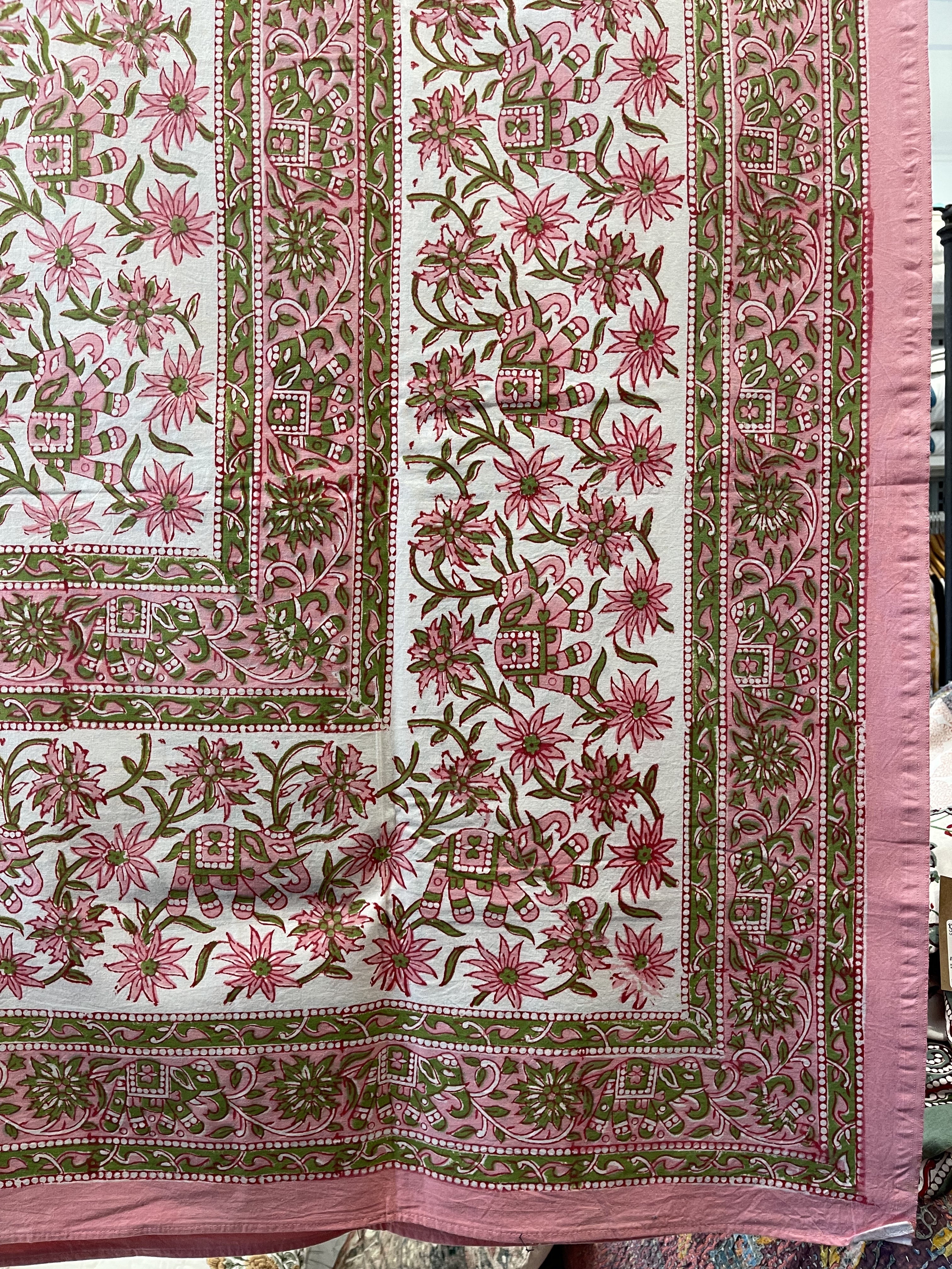 Tablecloth Rectangular - Ephemera Pink