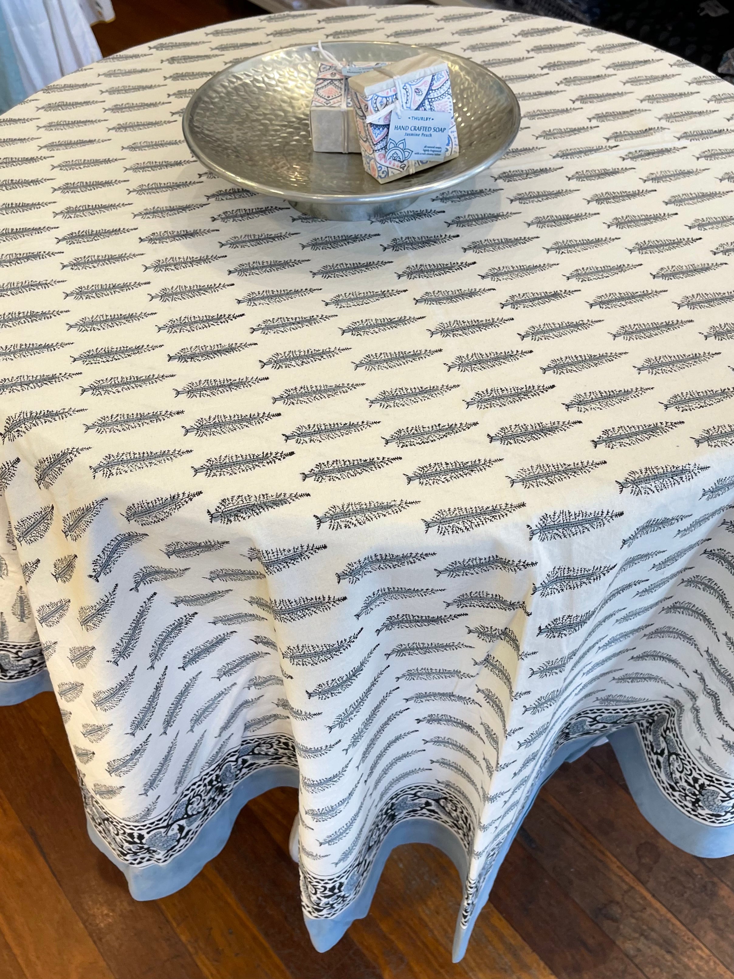 Tablecloth Round - Cypress Grey