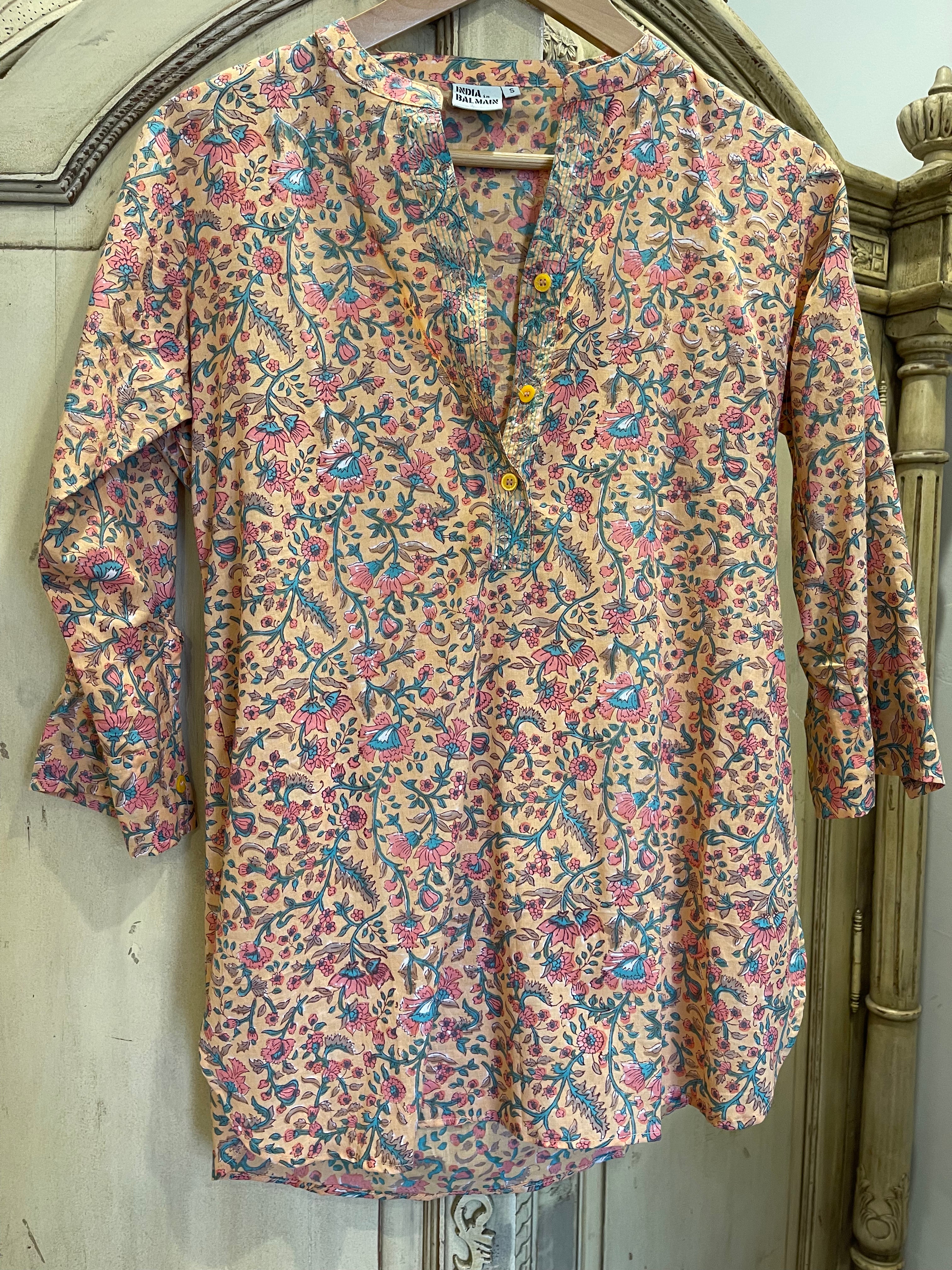 SANDALWOOD SHIRT - LIBERTY FLORAL MEADOW