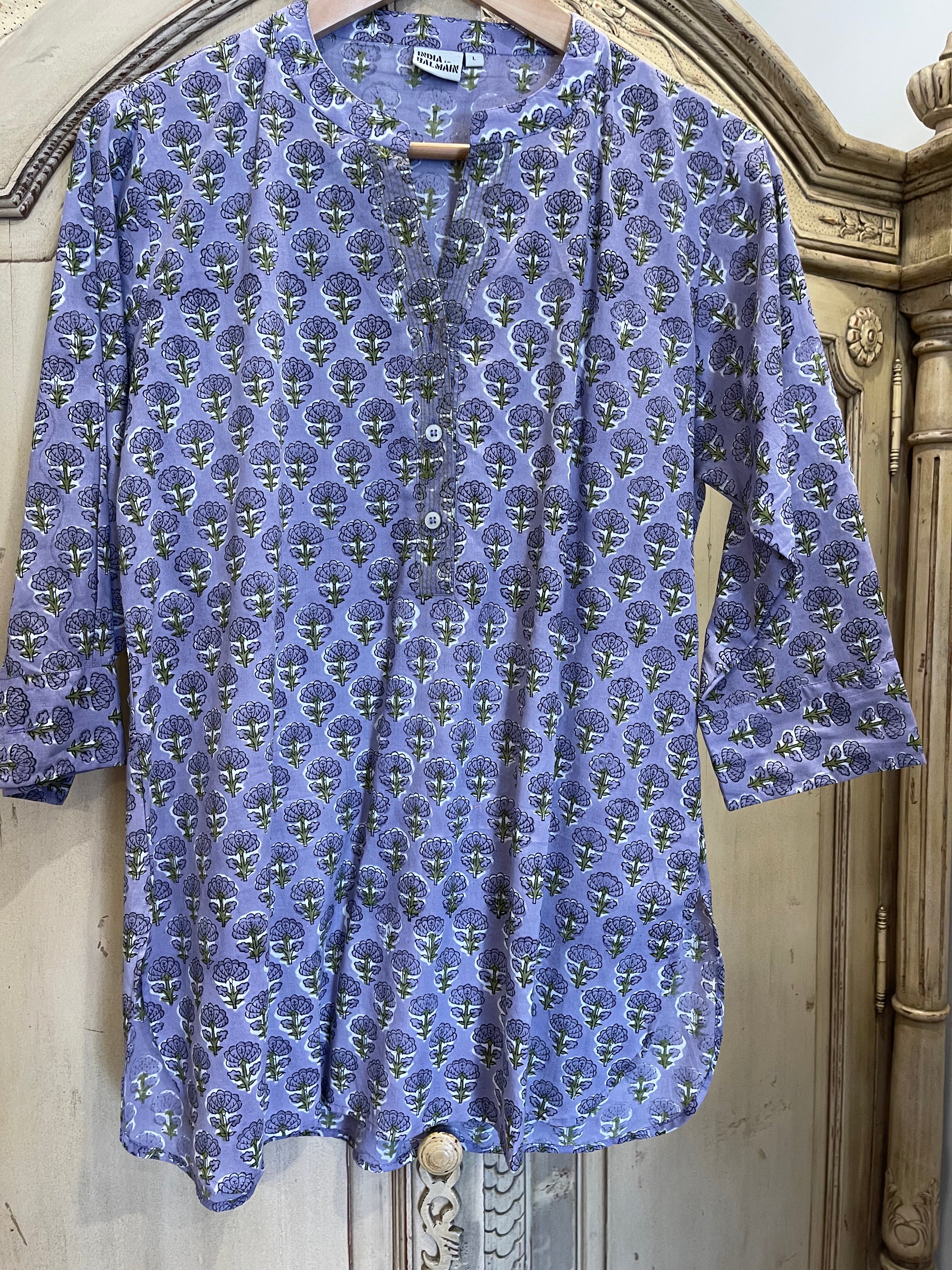 SANDALWOOD SHIRT - HELIOTROPE