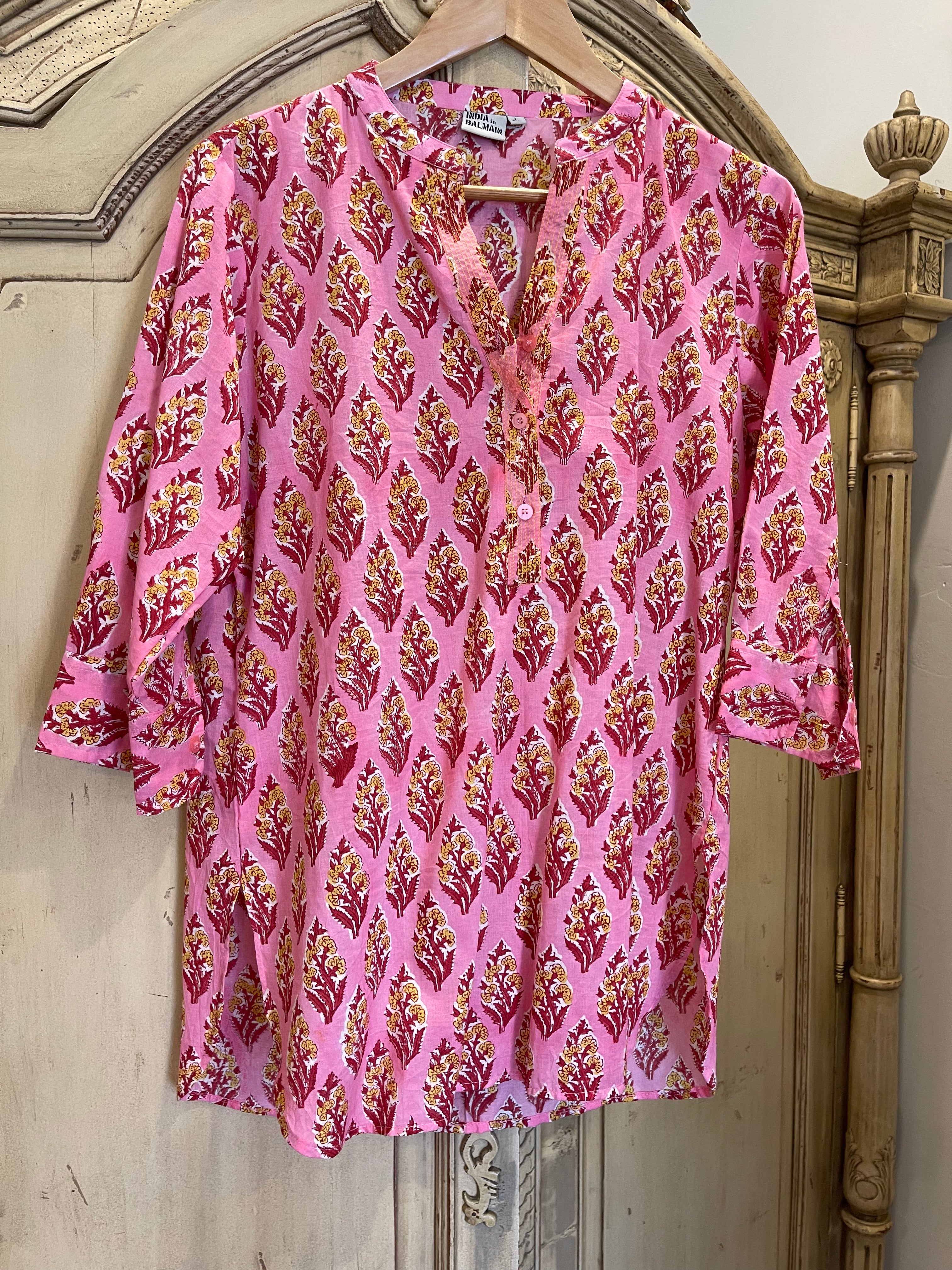 SANDALWOOD SHIRT - PINK FESTIVAL