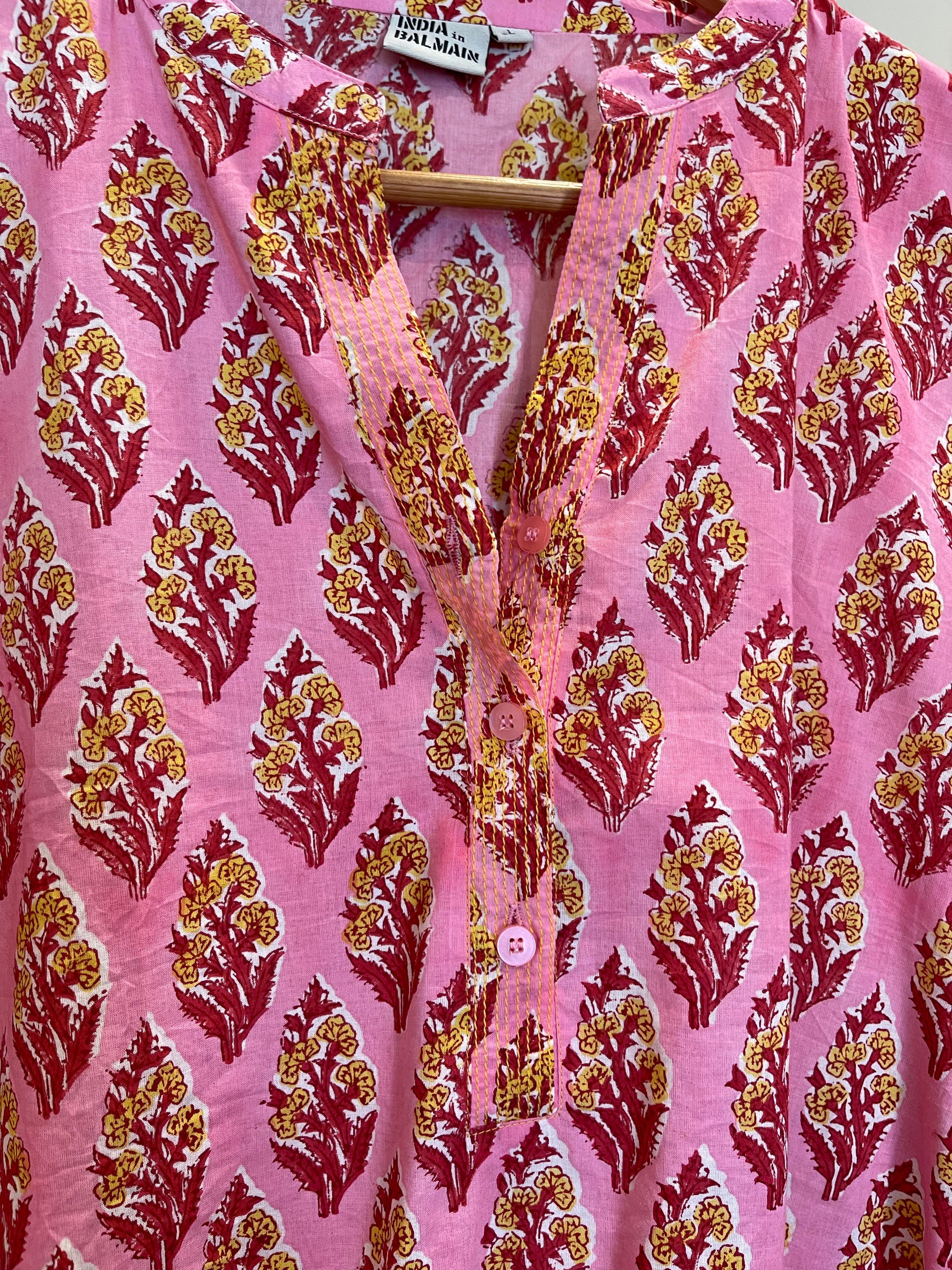 SANDALWOOD SHIRT - PINK FESTIVAL