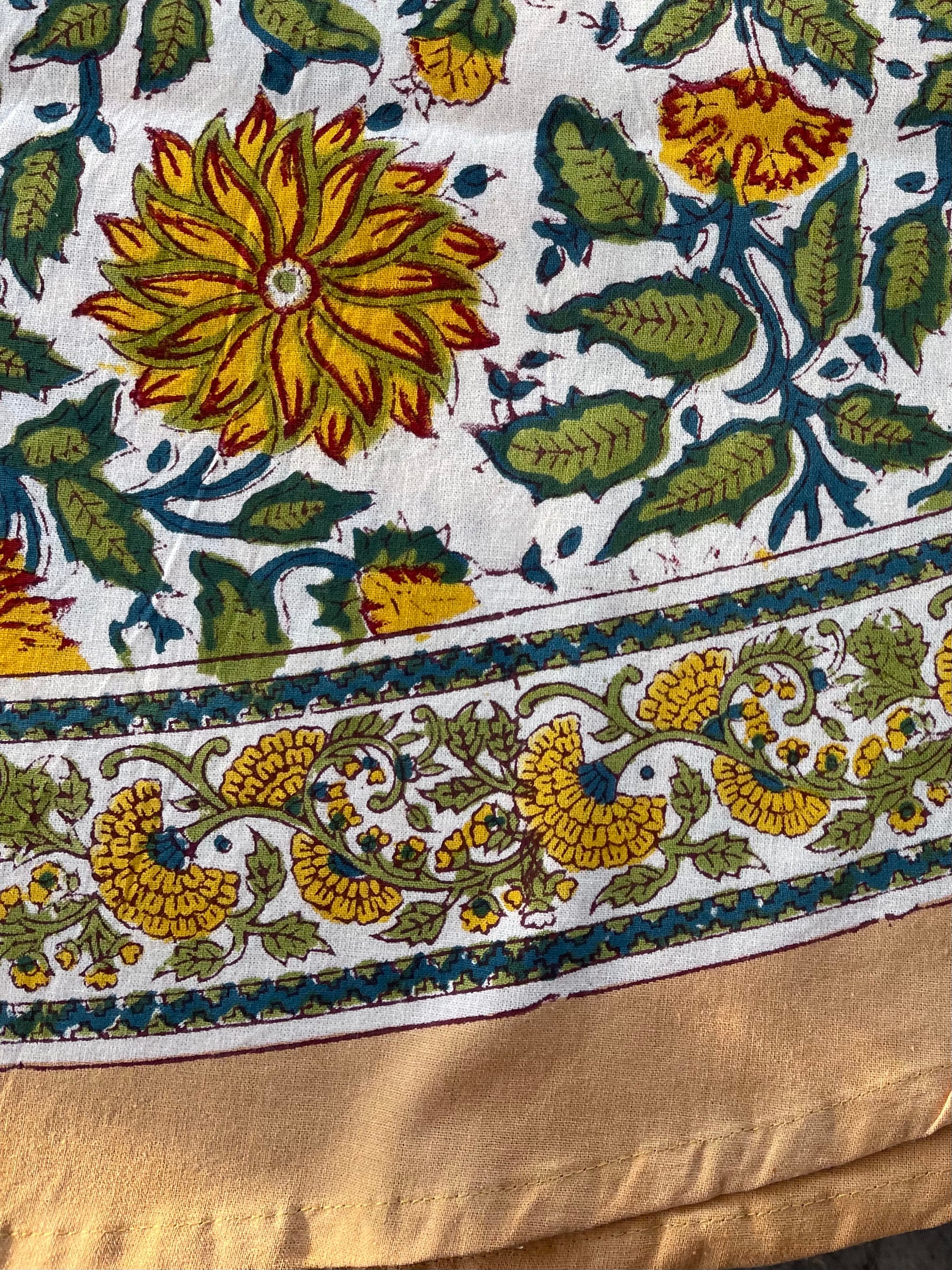 Tablecloth Round - Sunflower