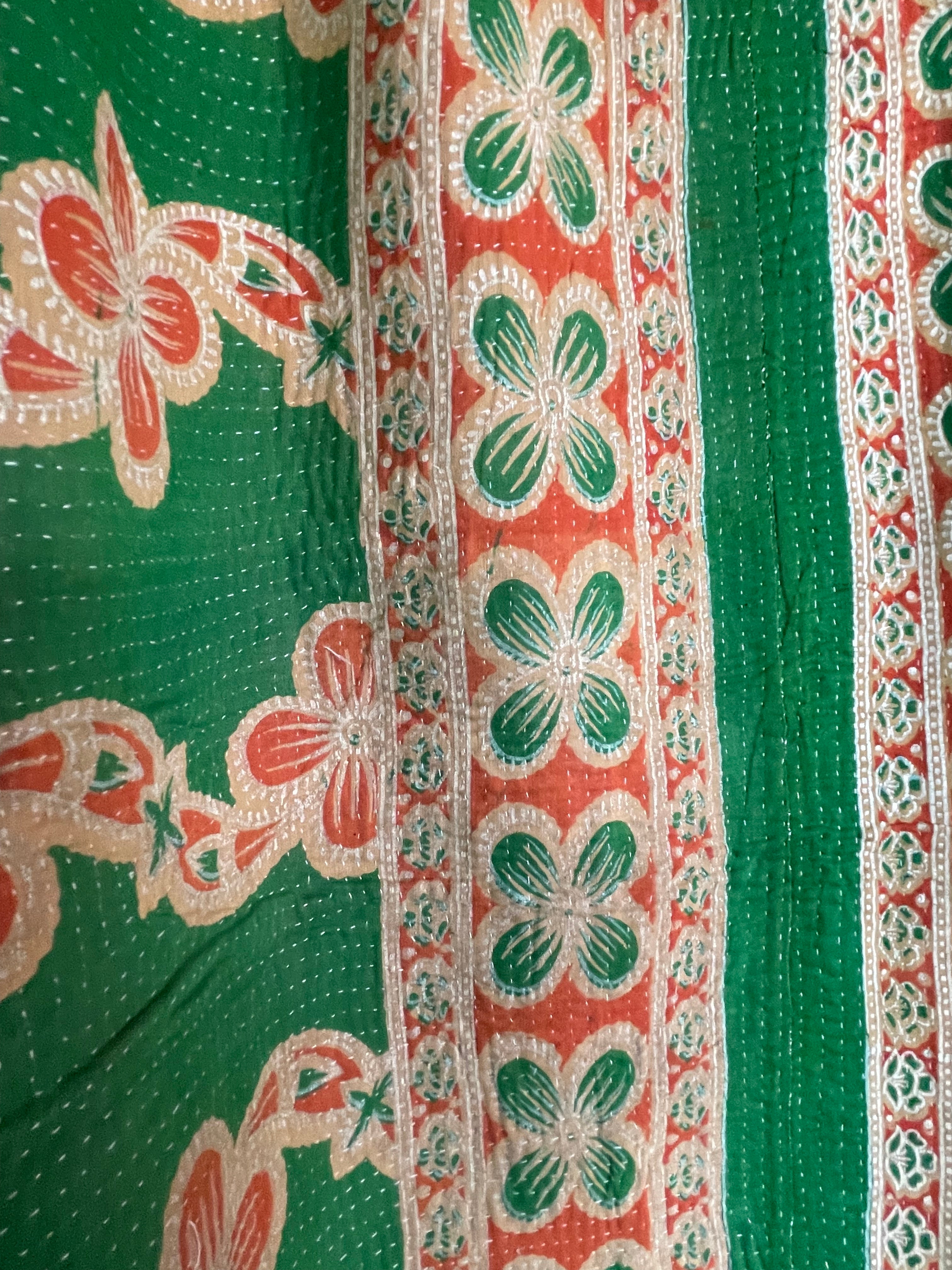 VINTAGE KANTHA - SHAMROCK