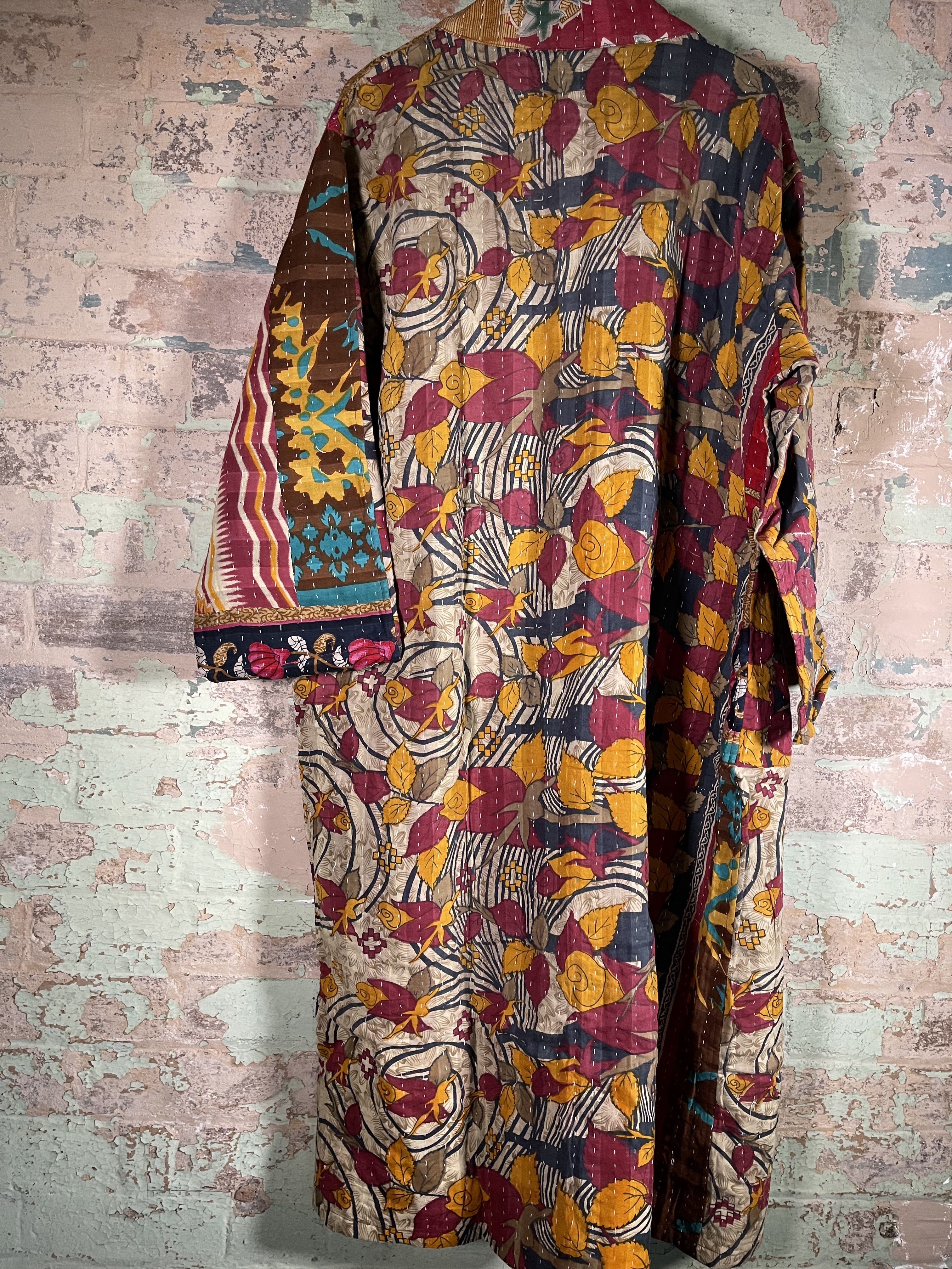 Vintage Kantha Kimono - Autumn