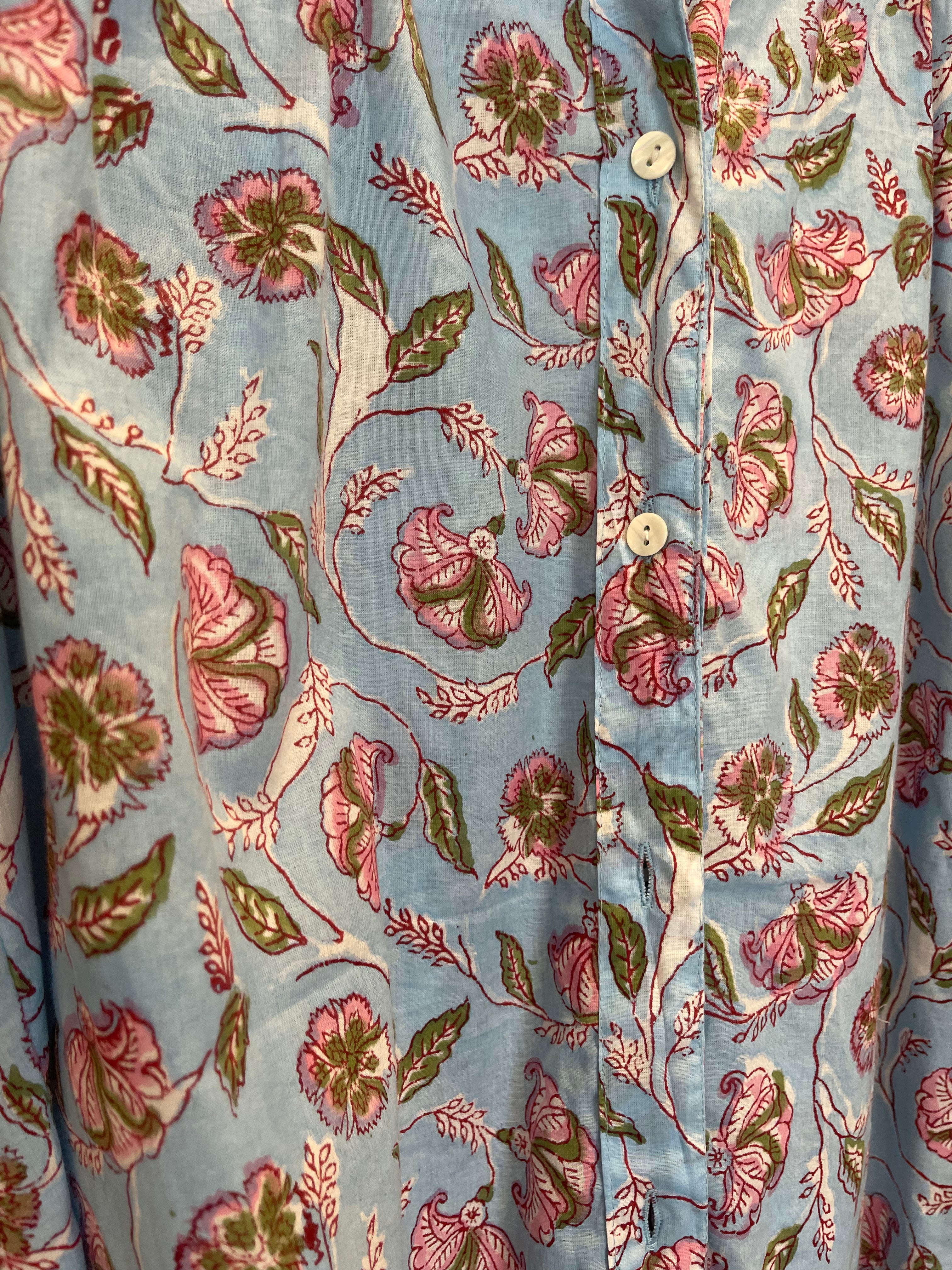 Handblock Printed Blouse - KATIE