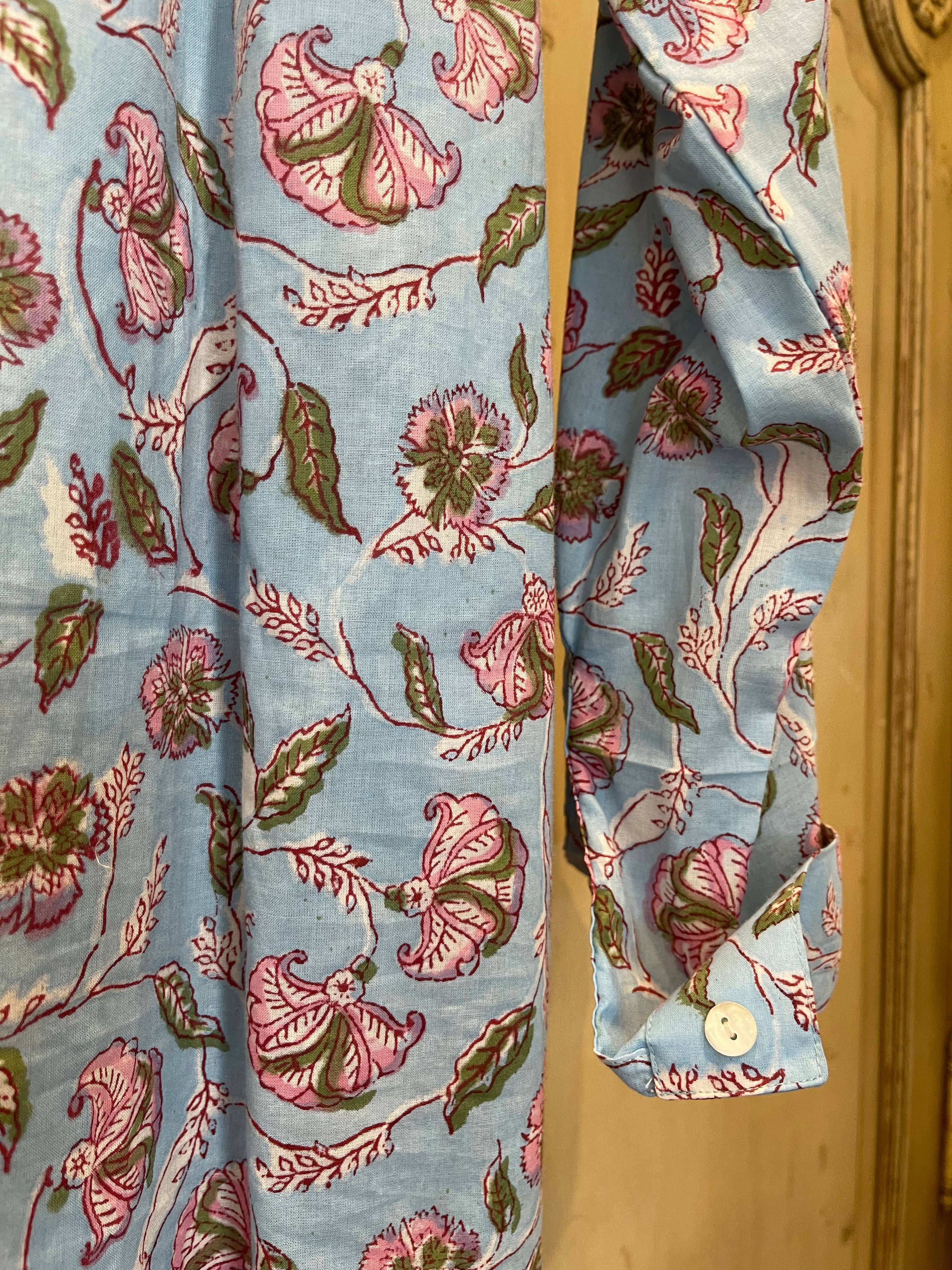 Handblock Printed Blouse - KATIE