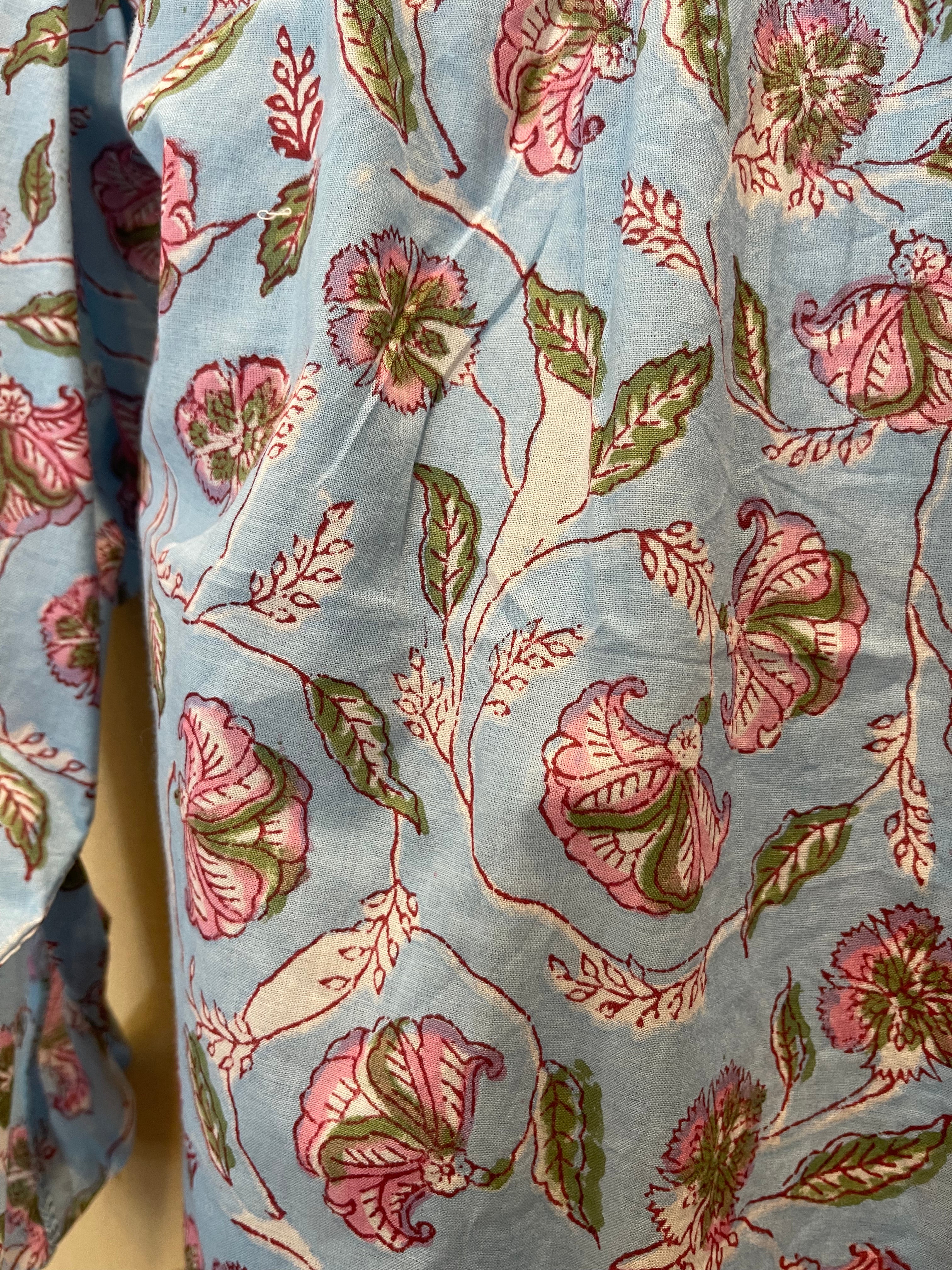 Handblock Printed Blouse - KATIE