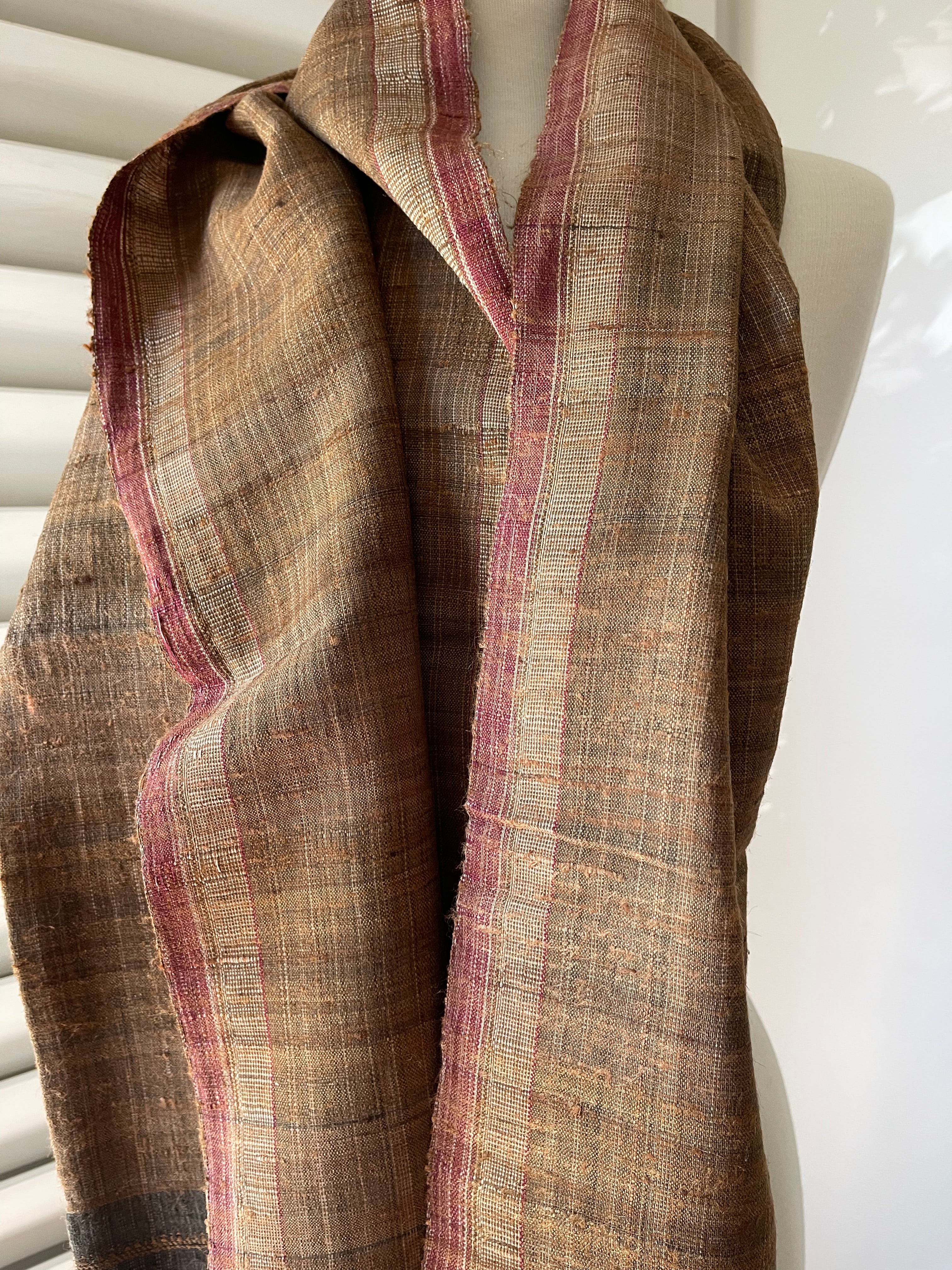 Handloomed Silk + Cotton - Acacia and Marigold Dye