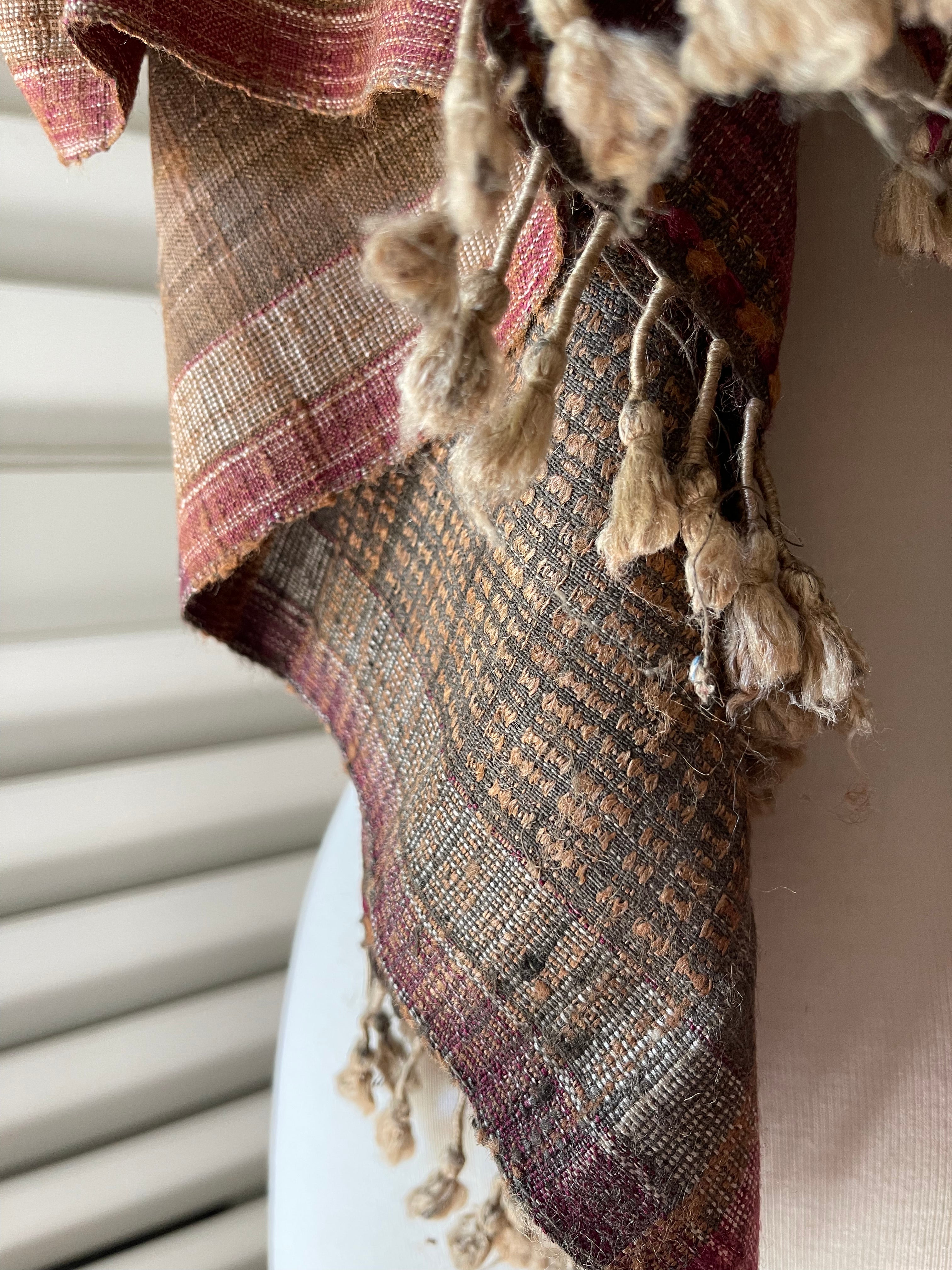Handloomed Silk + Cotton - Acacia and Marigold Dye