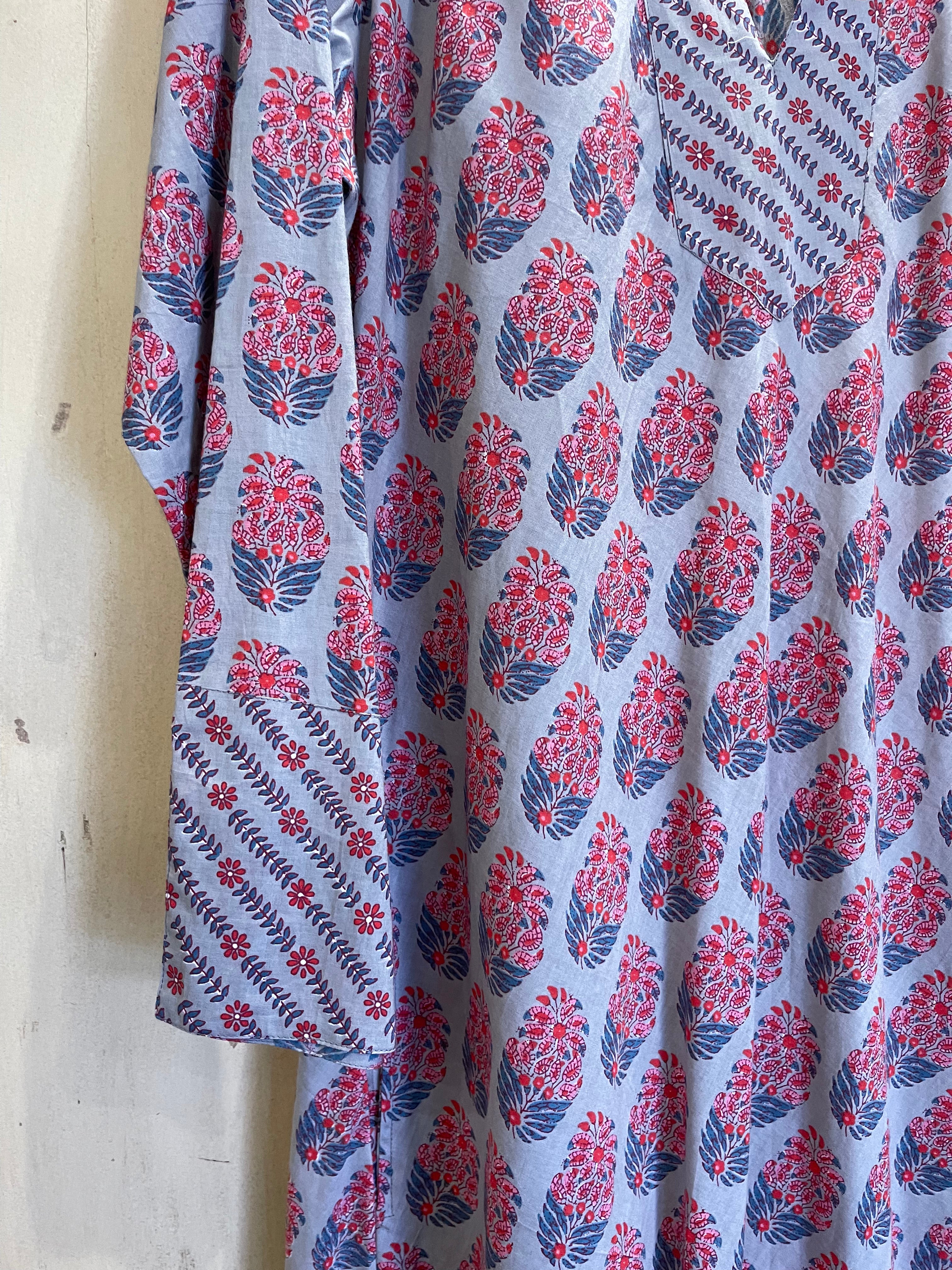 SUMMER DRESS - STONE FLORAL 1