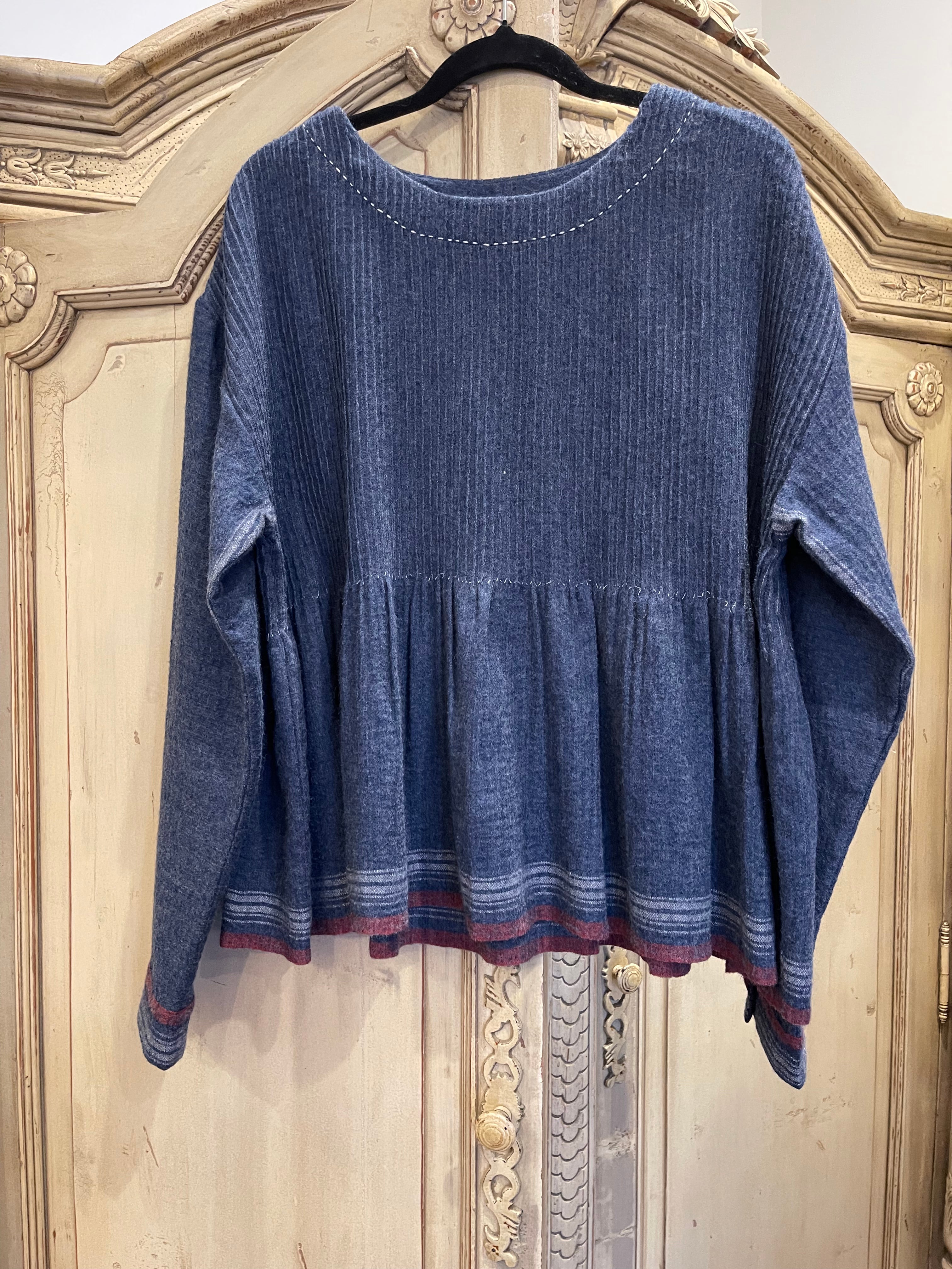 RUHI WOOL BLOUSE