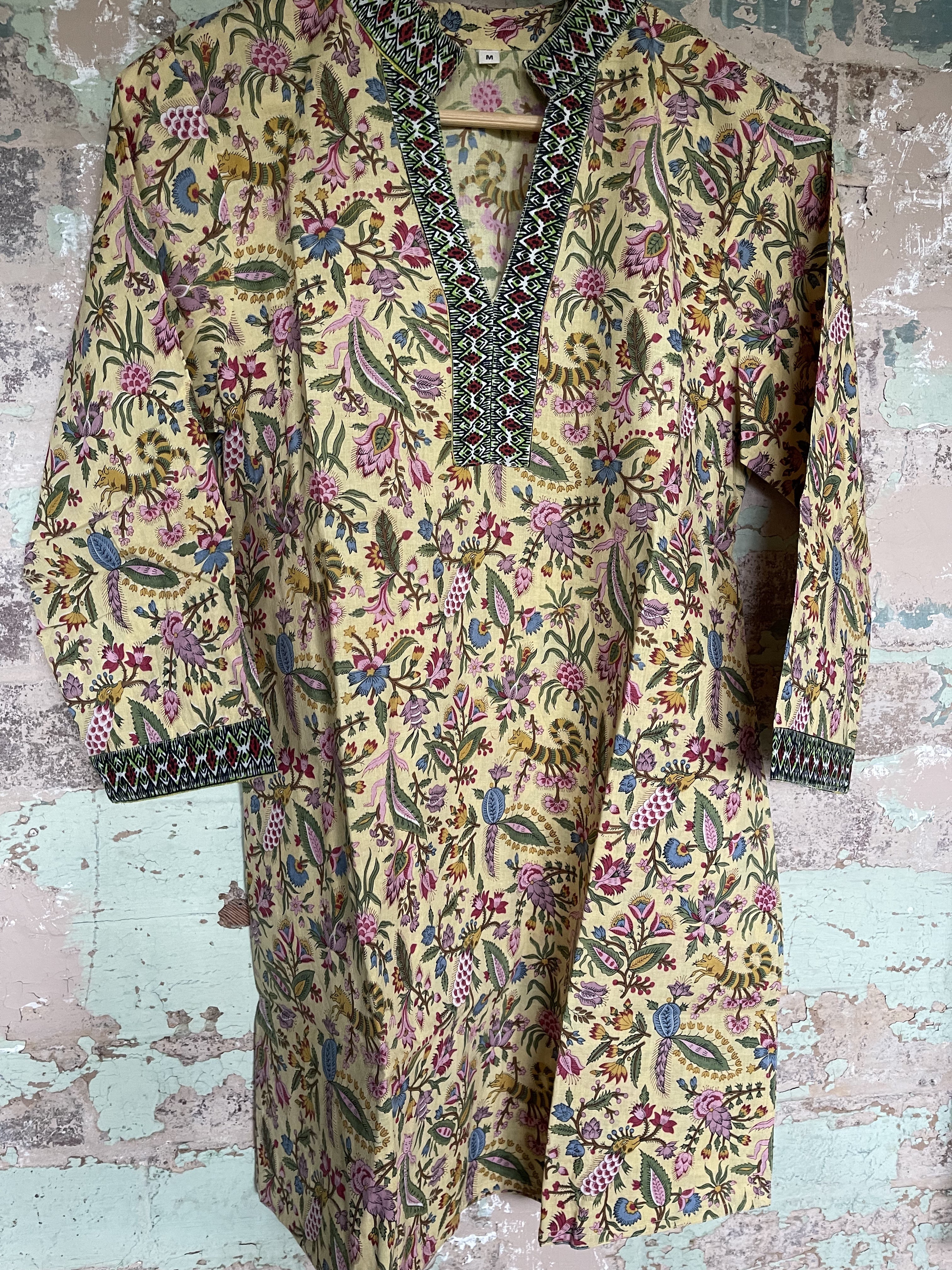 Blockprinted Kurta - Floral Surprise