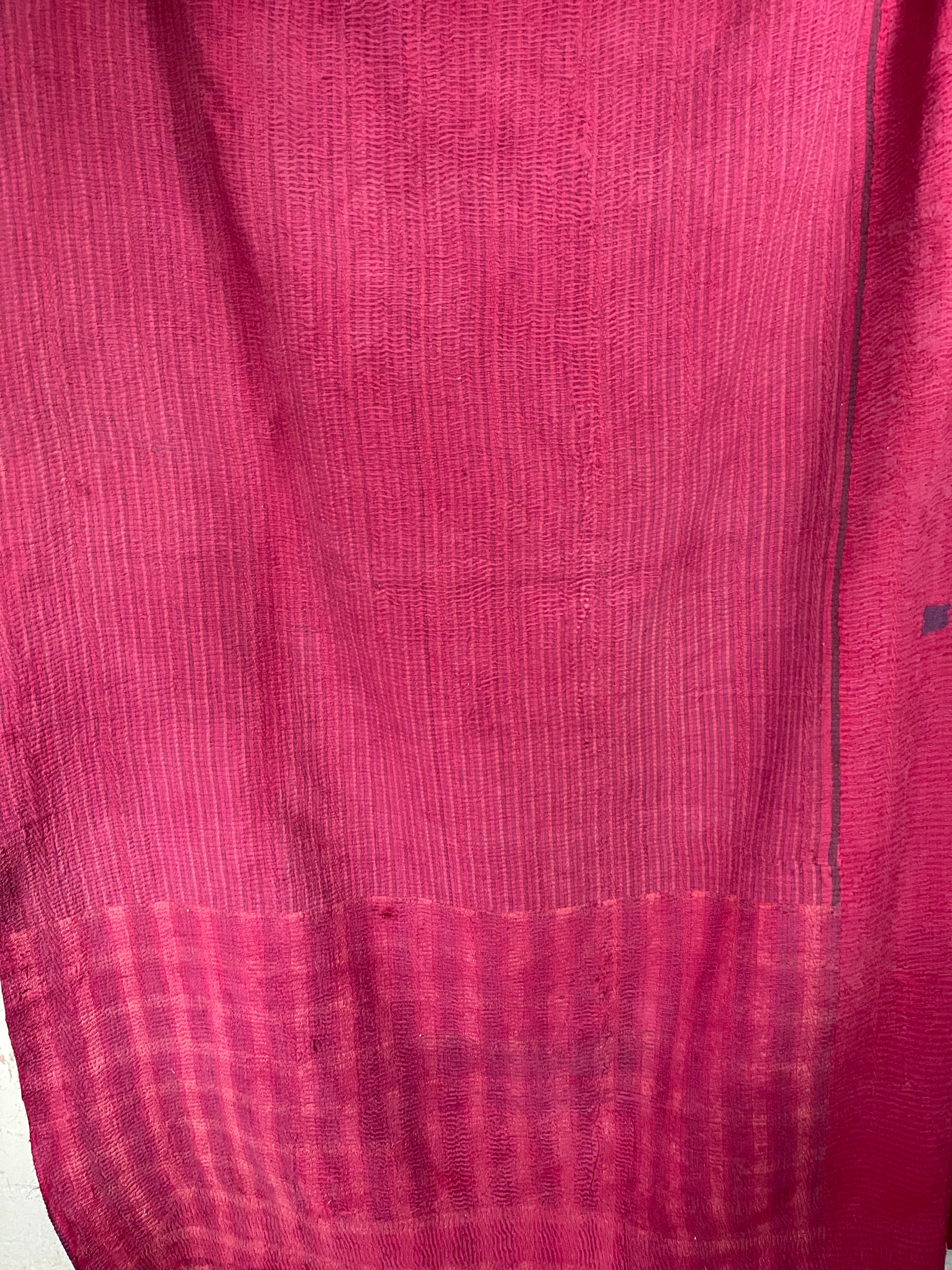 VINTAGE KANTHA - AJRAKH MADDER MEDALLIONS