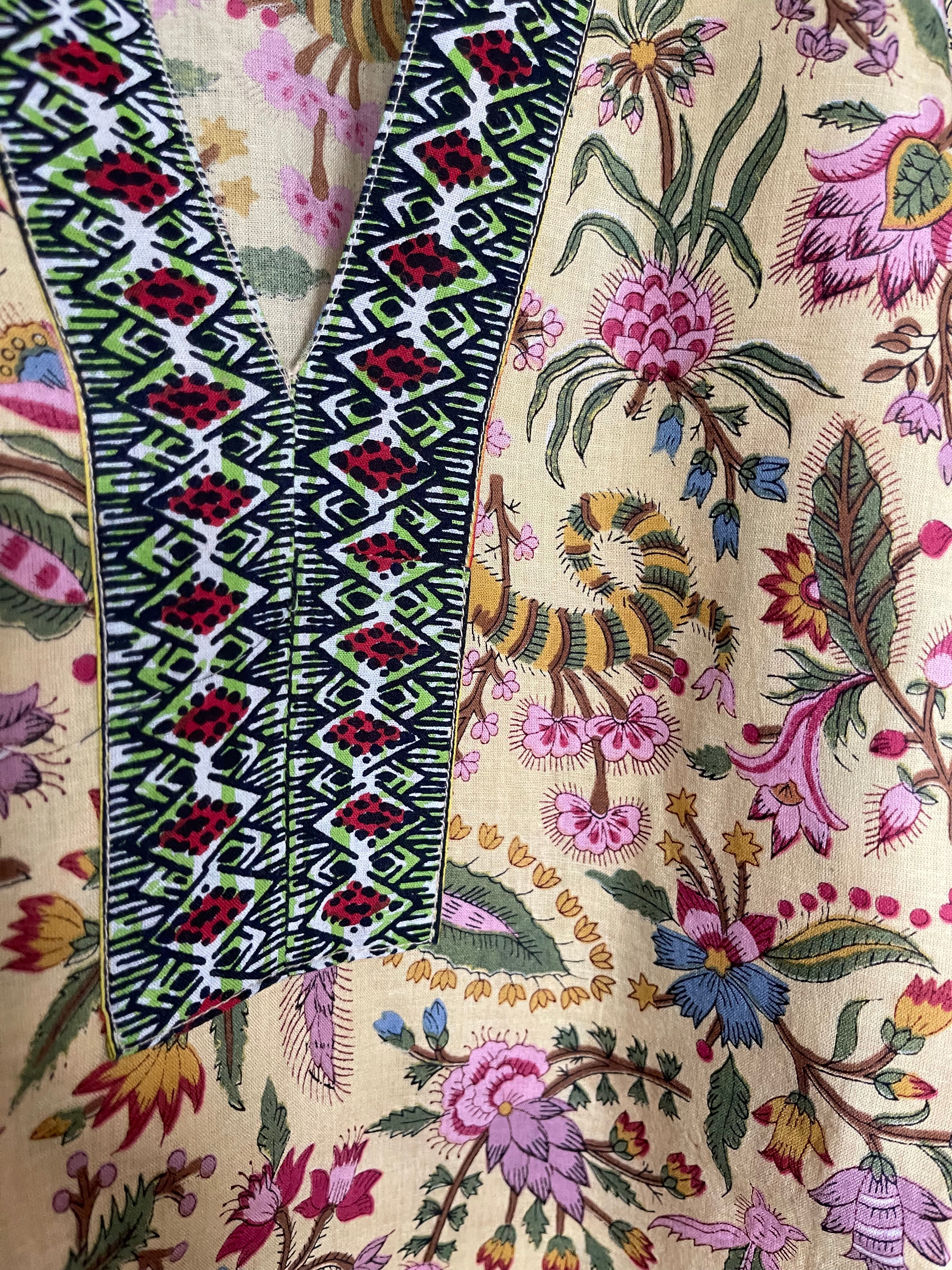 Blockprinted Kurta - Floral Surprise