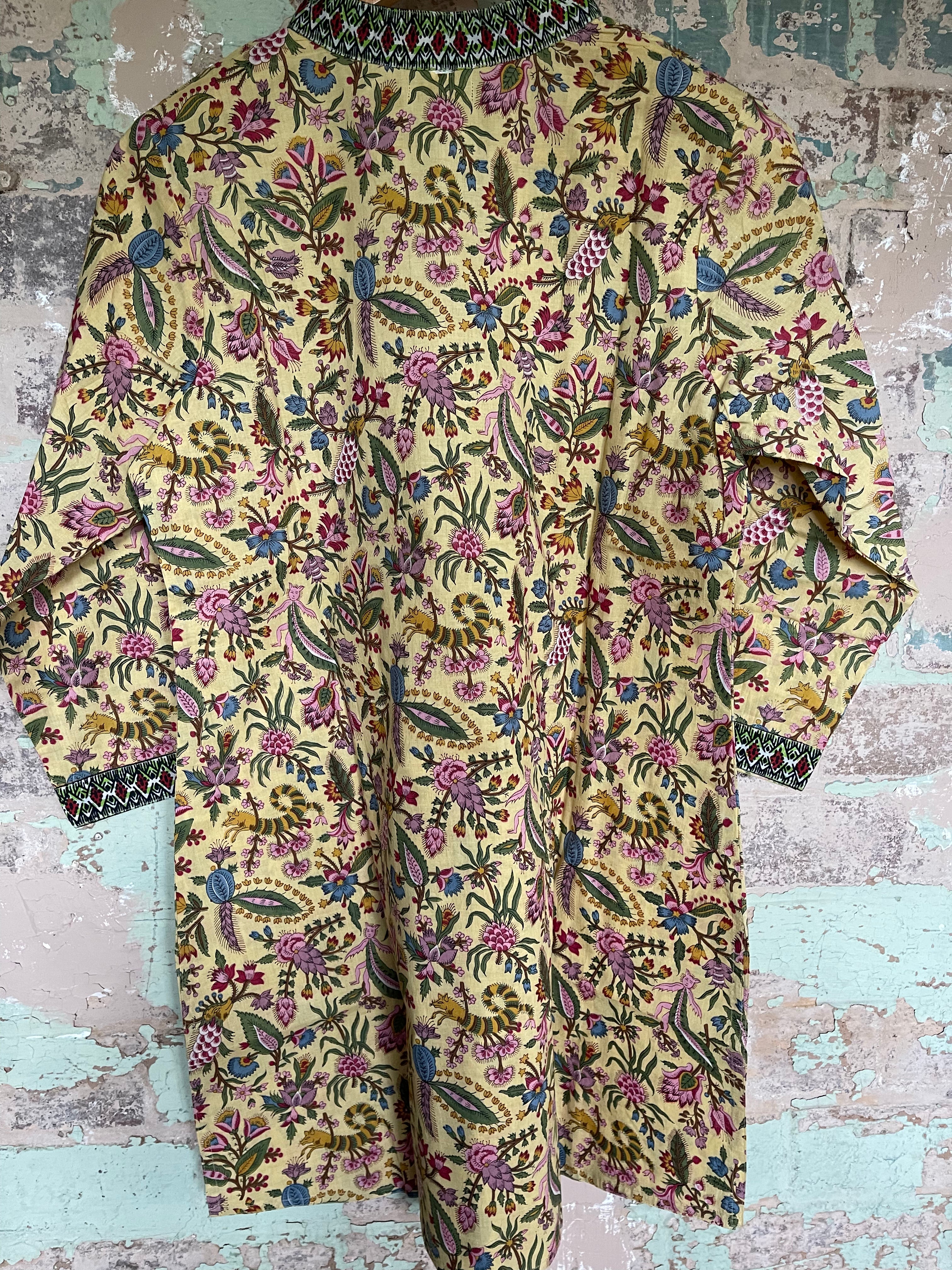 Blockprinted Kurta - Floral Surprise