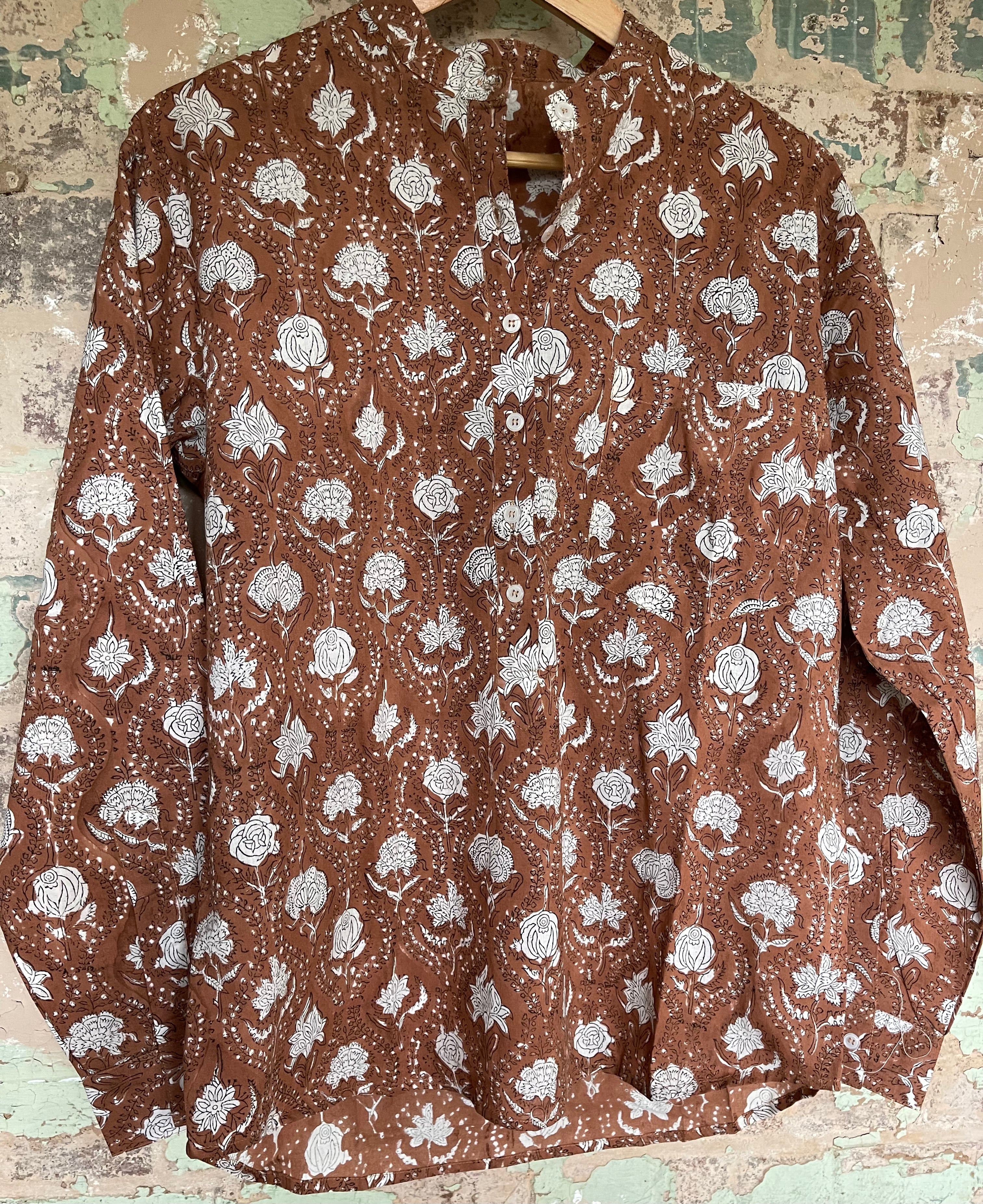Blockprinted Blouse - Desert Floral