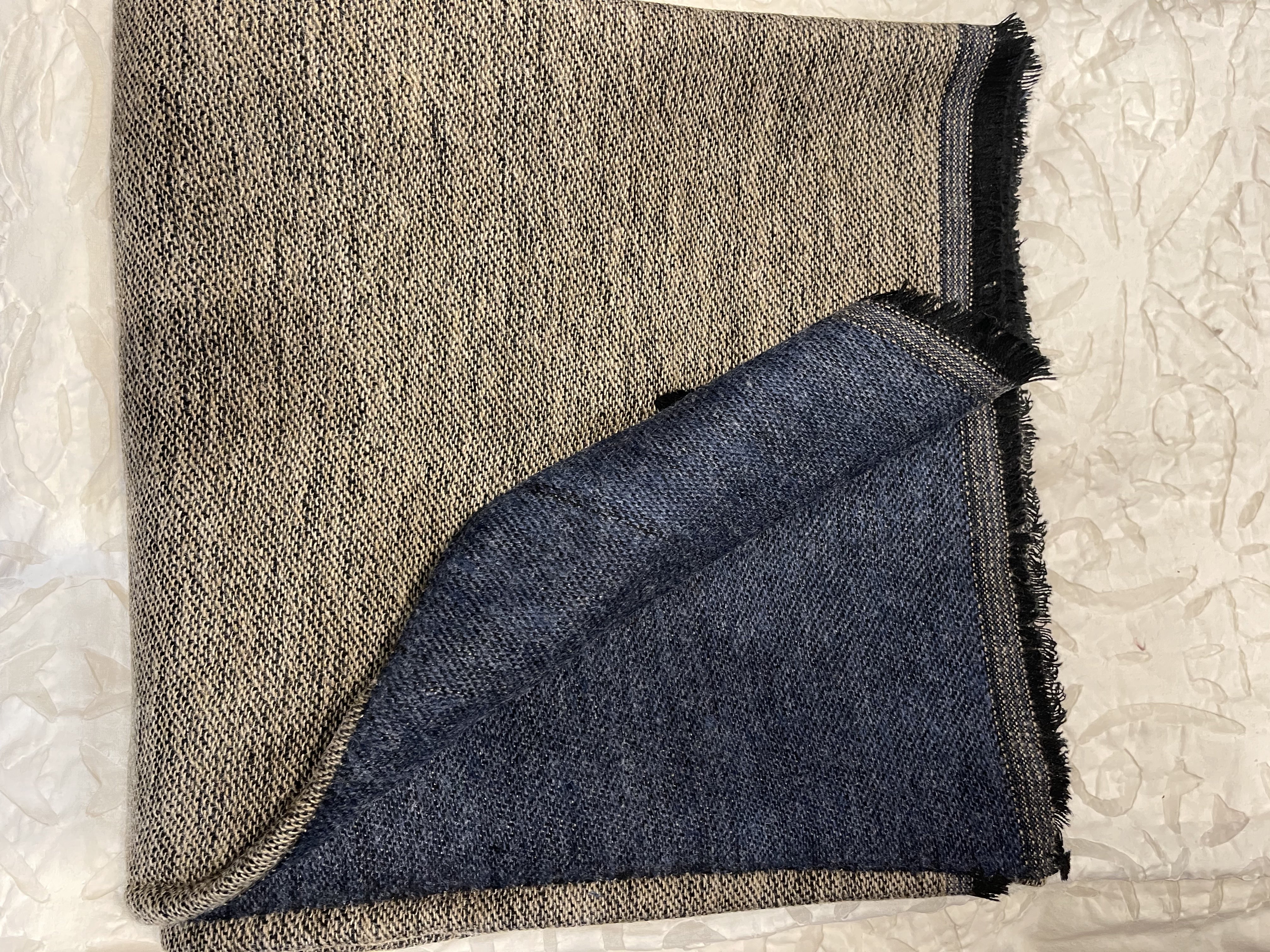 Cashmere Wrap Throw Blanket - Evening Dusk