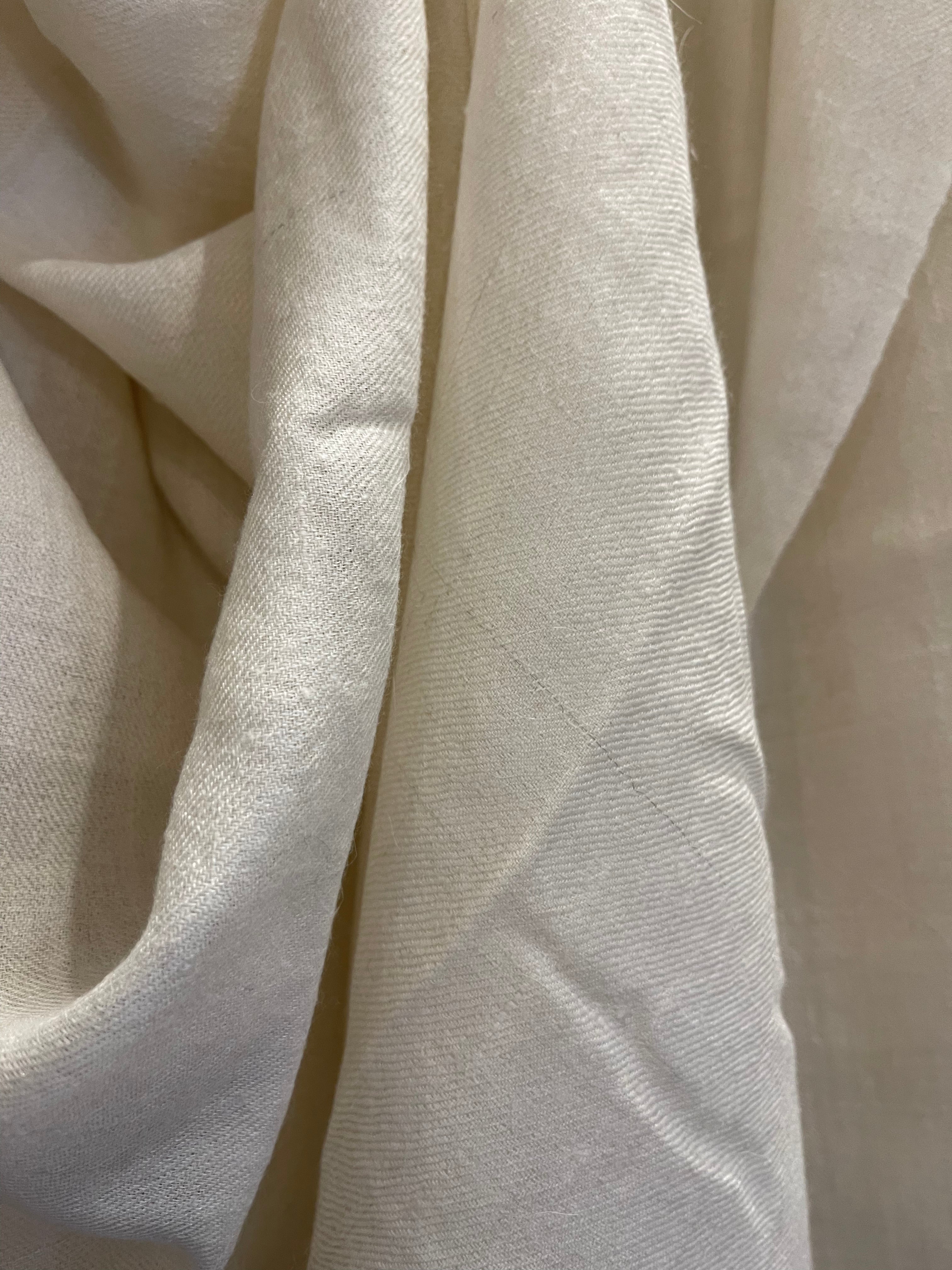 Pashmina Handloomed Scarf- Milk
