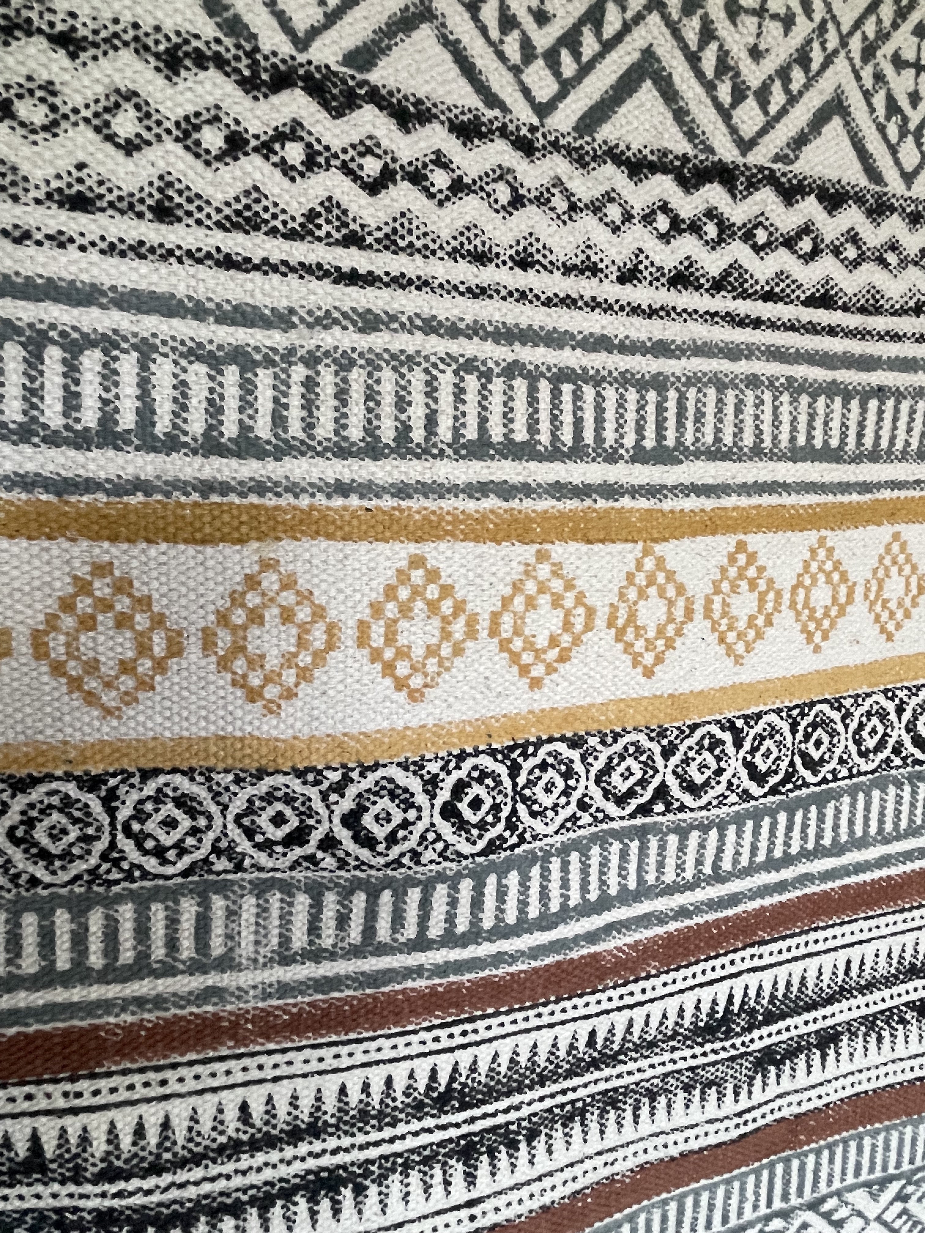 Dhurrie Cotton Rug - Desert Stripe