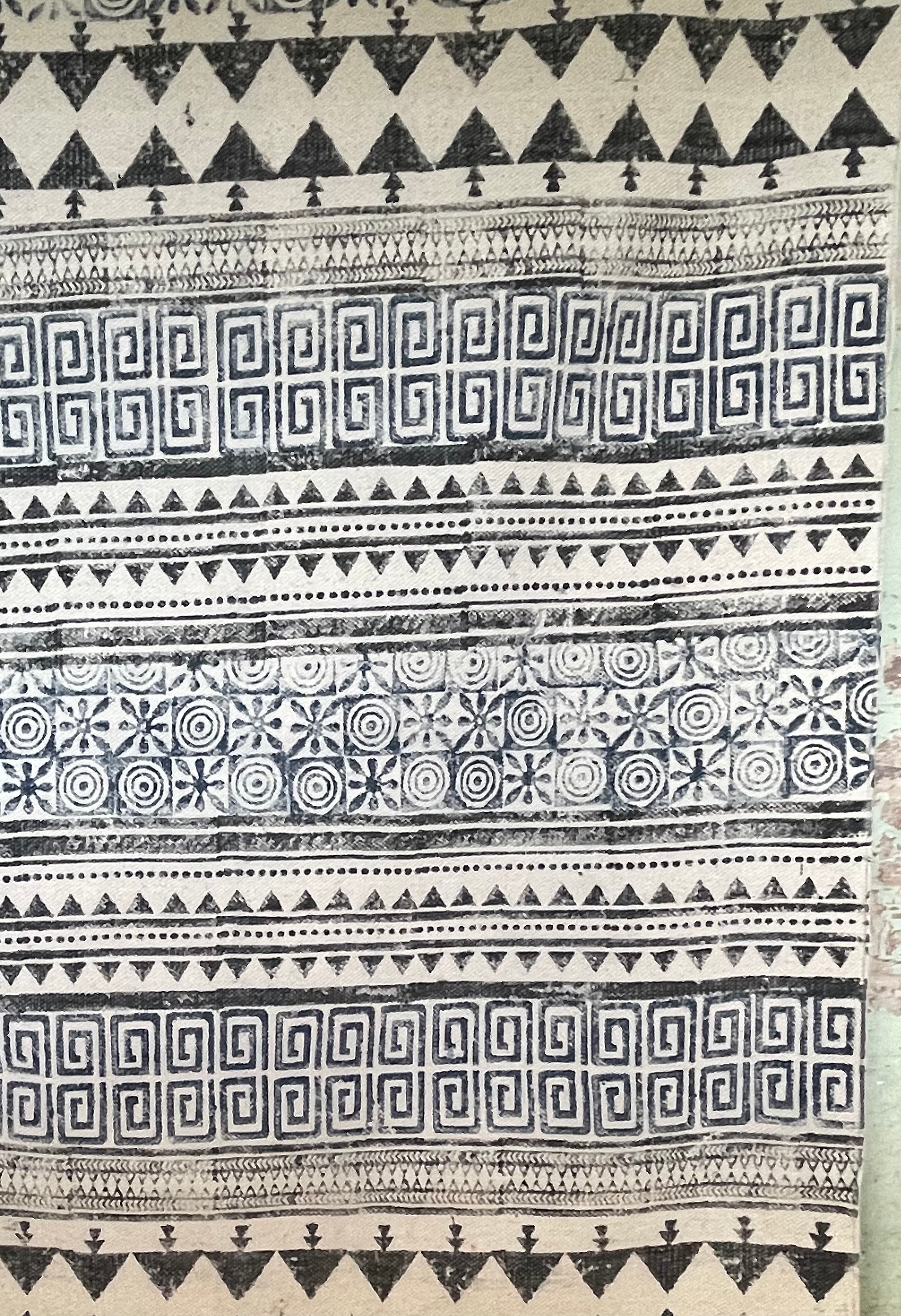 Dhurrie Cotton Rug - Checkerboard