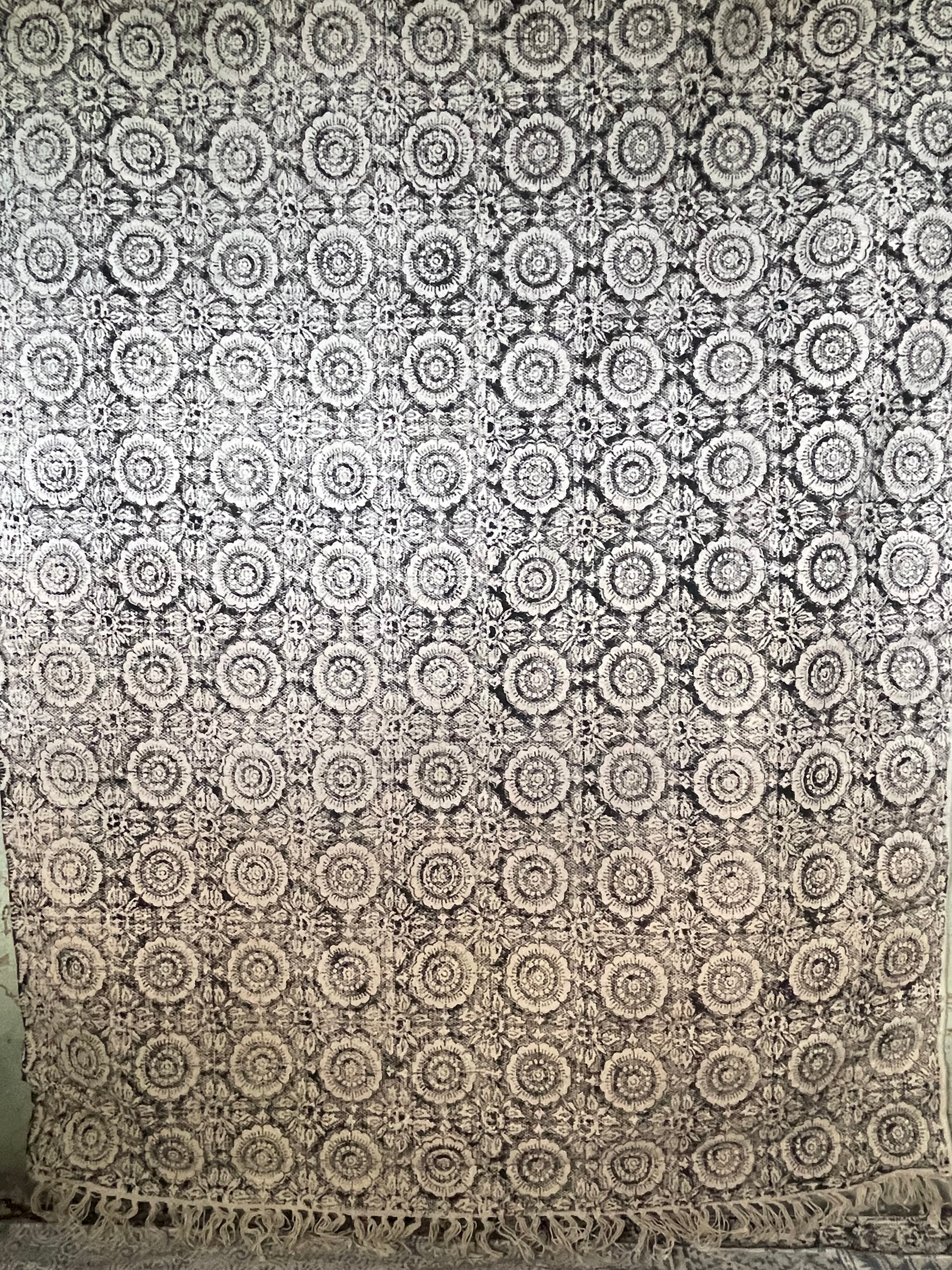 Dhurrie Cotton Rug - Tessellated Tile