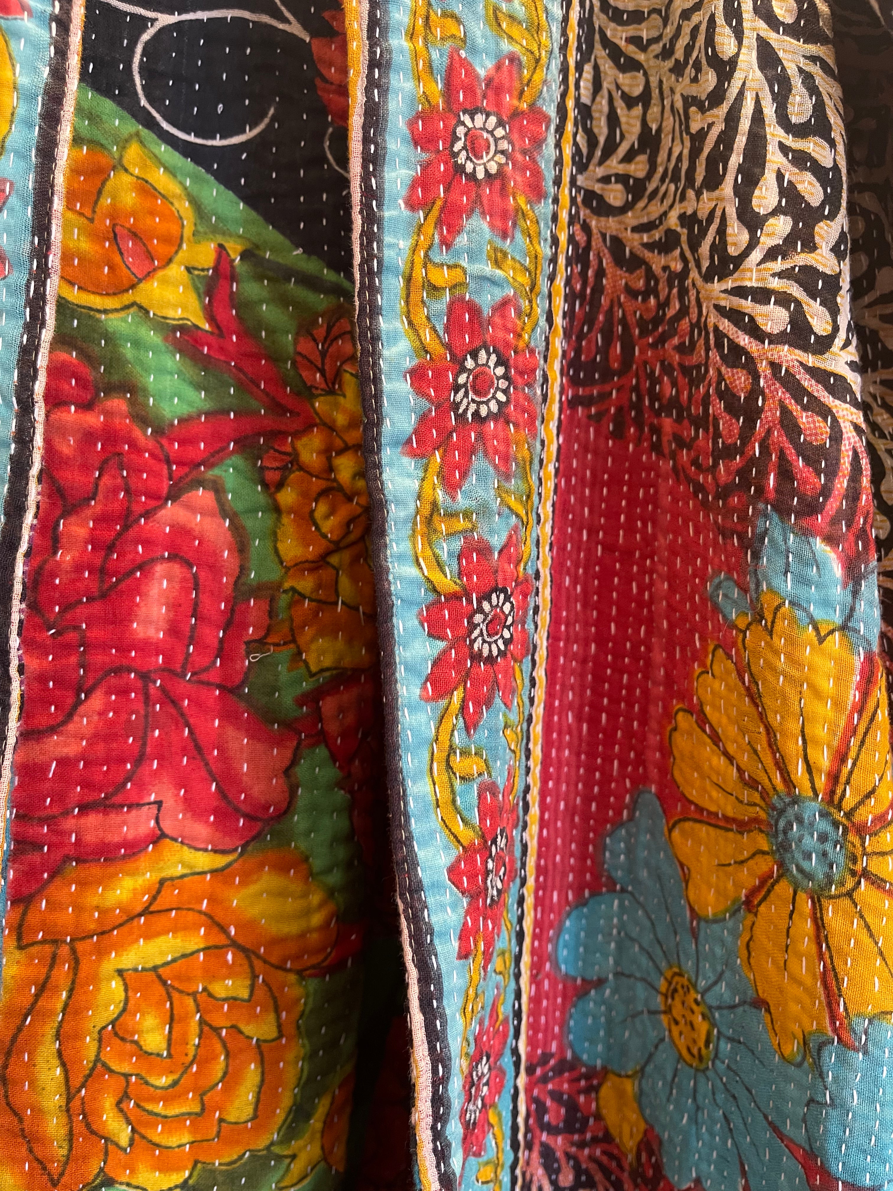 Vintage Kantha Jacket - Paradise