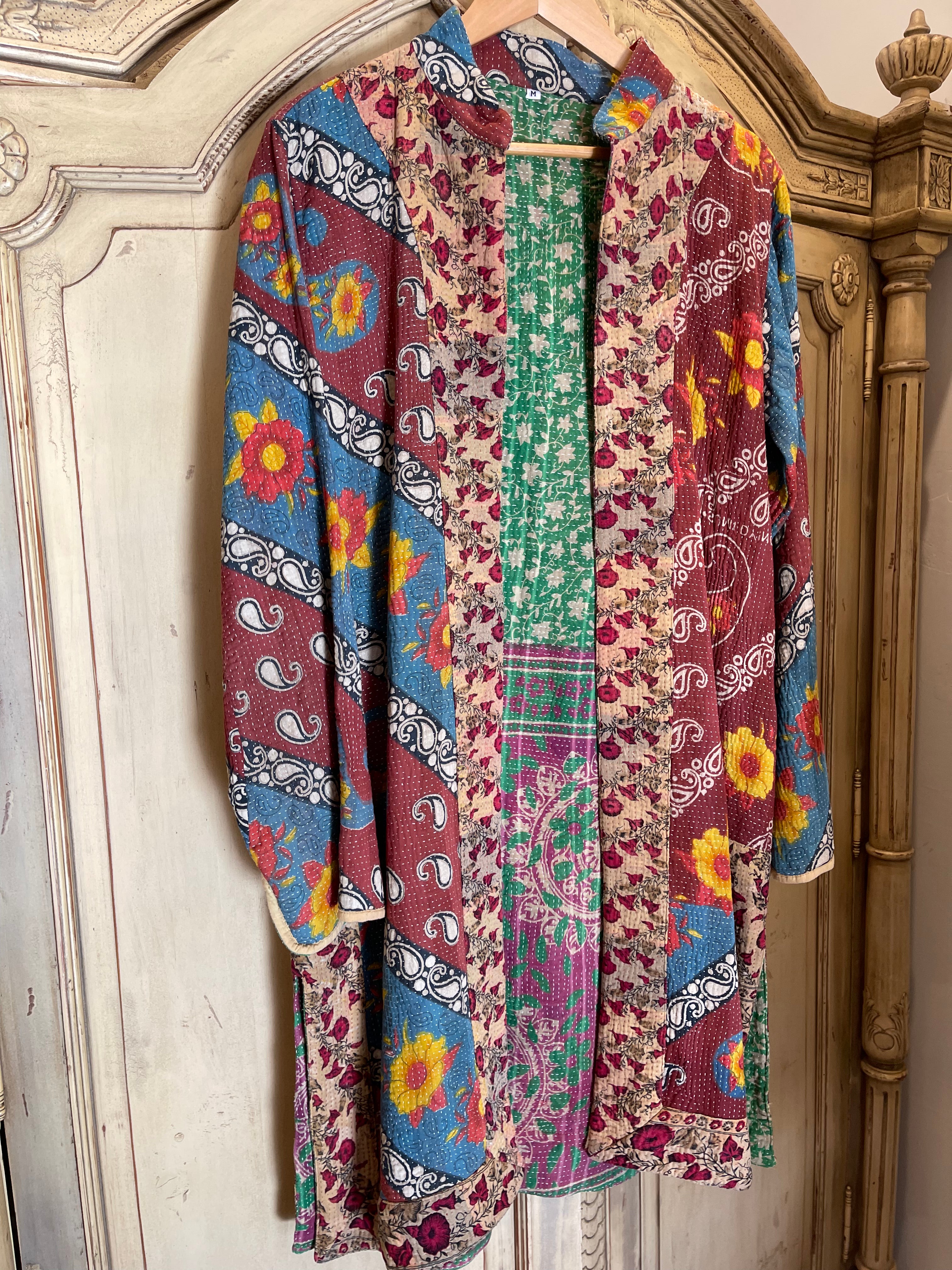 Vintage Kantha Jacket - Sienna Fiesta