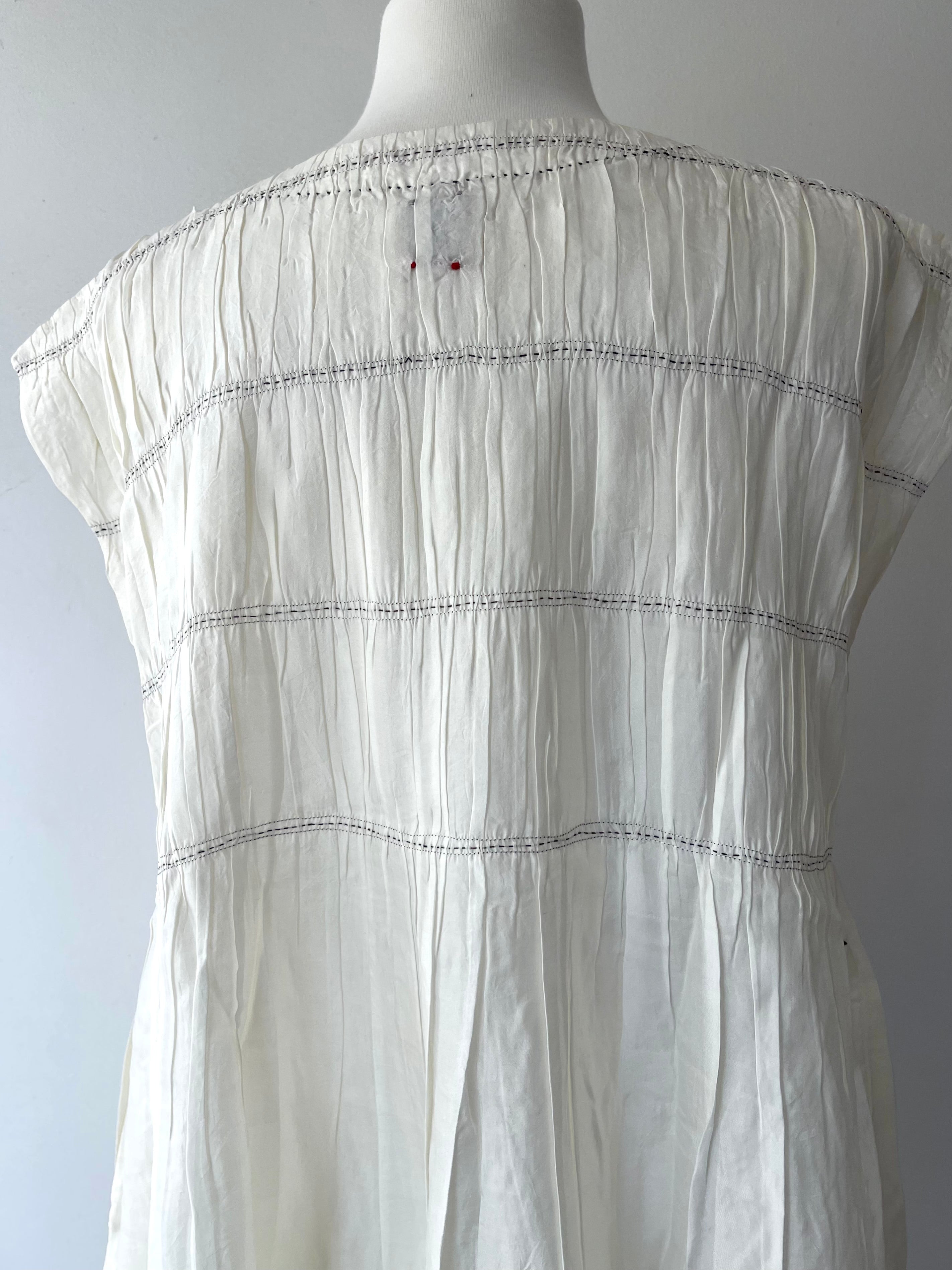 MIRA SILK DRESS - Ivory