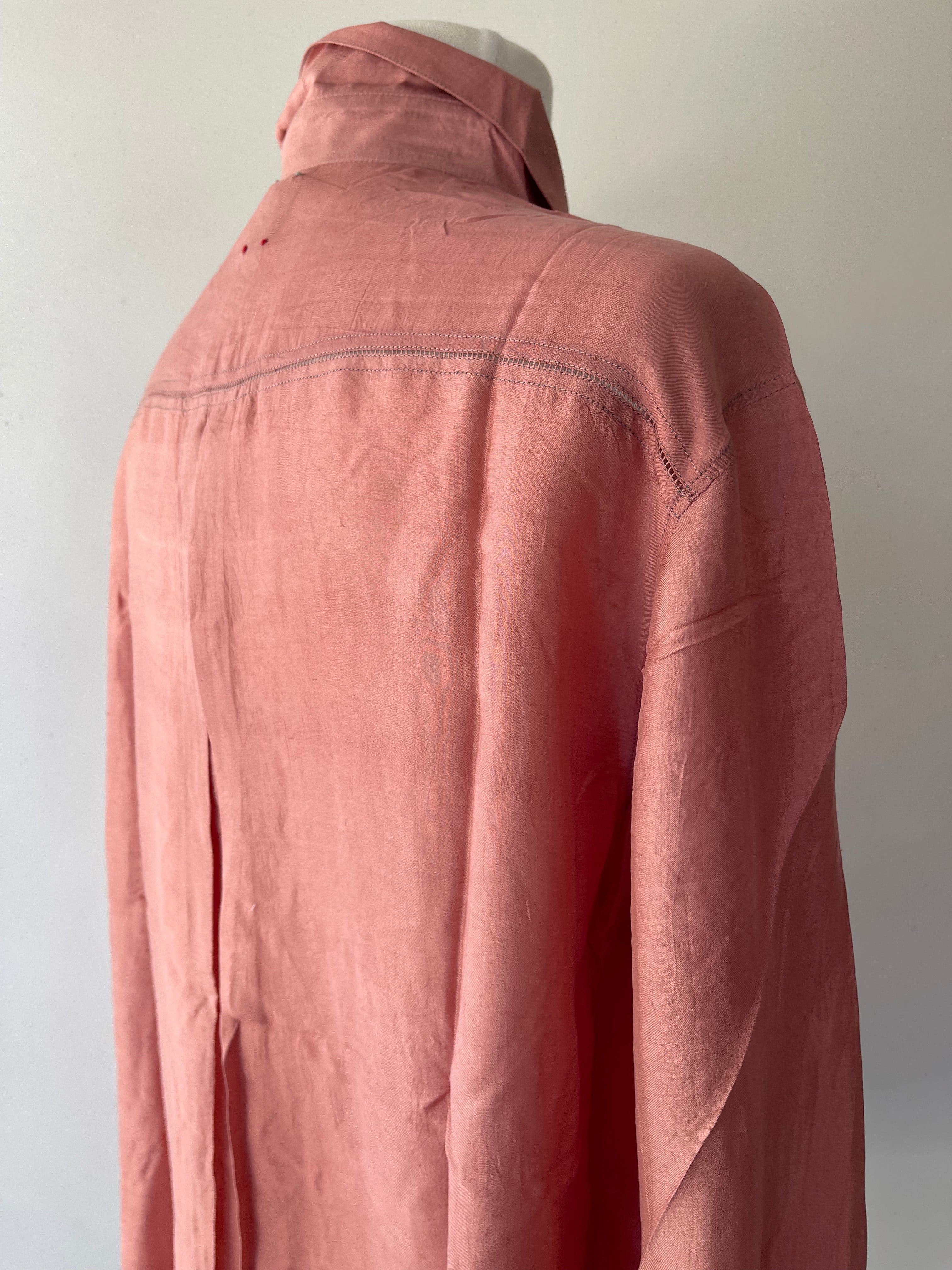 VAMIKA SILK SHIRT - DUSTY ROSE