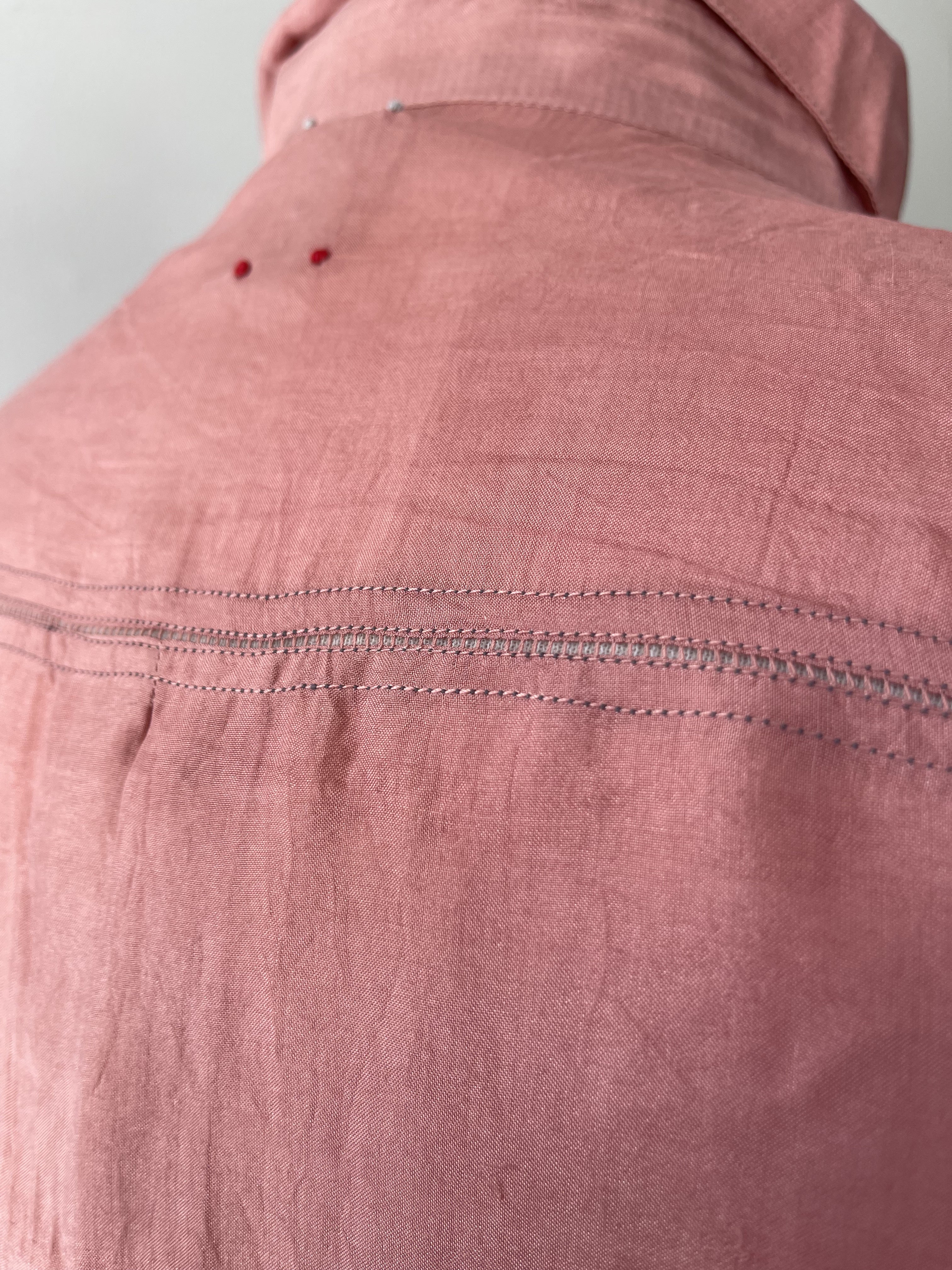 VAMIKA SILK SHIRT - DUSTY ROSE