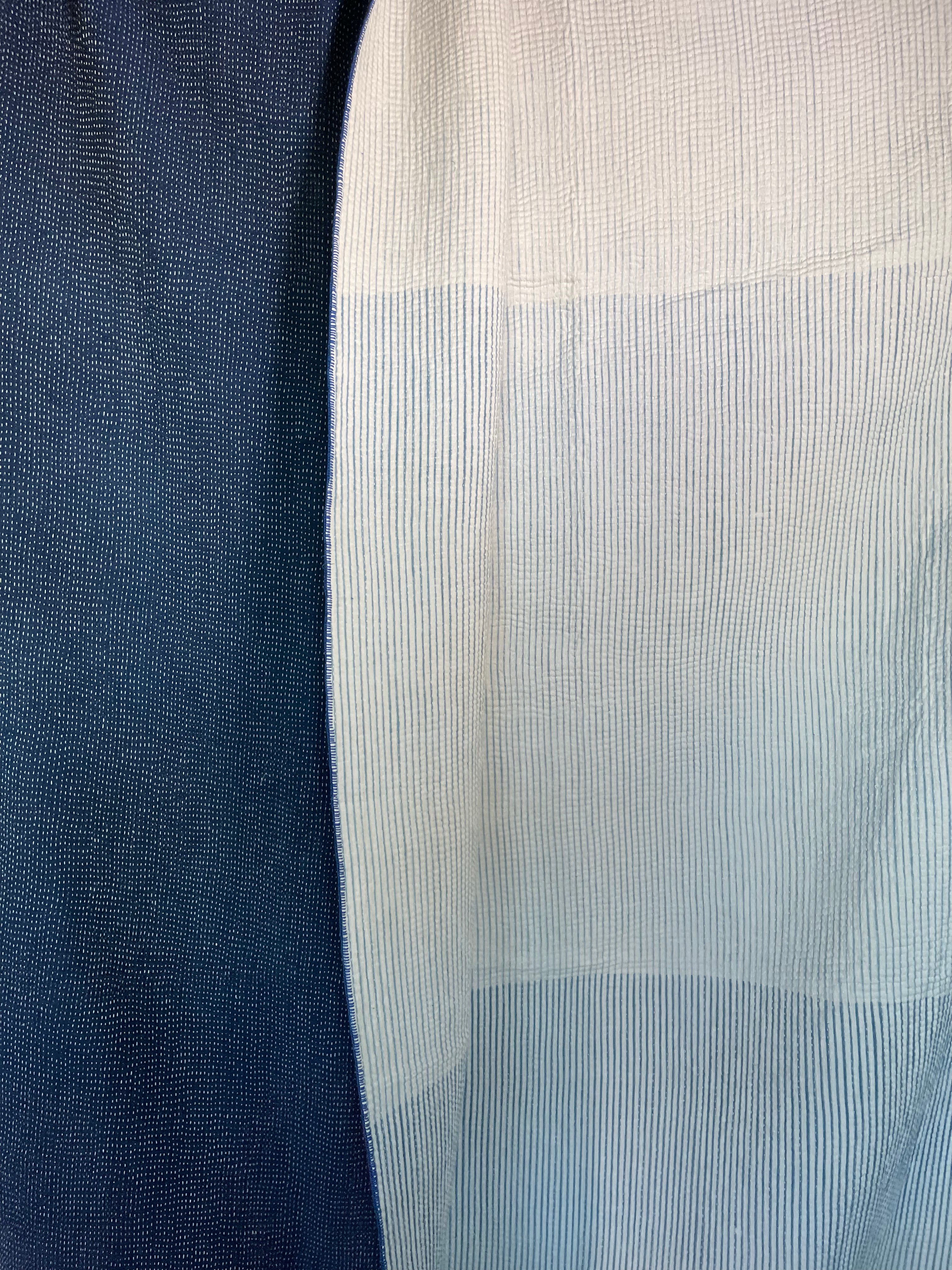 INDIGO SHIBORI - GRADED STRIPES 1