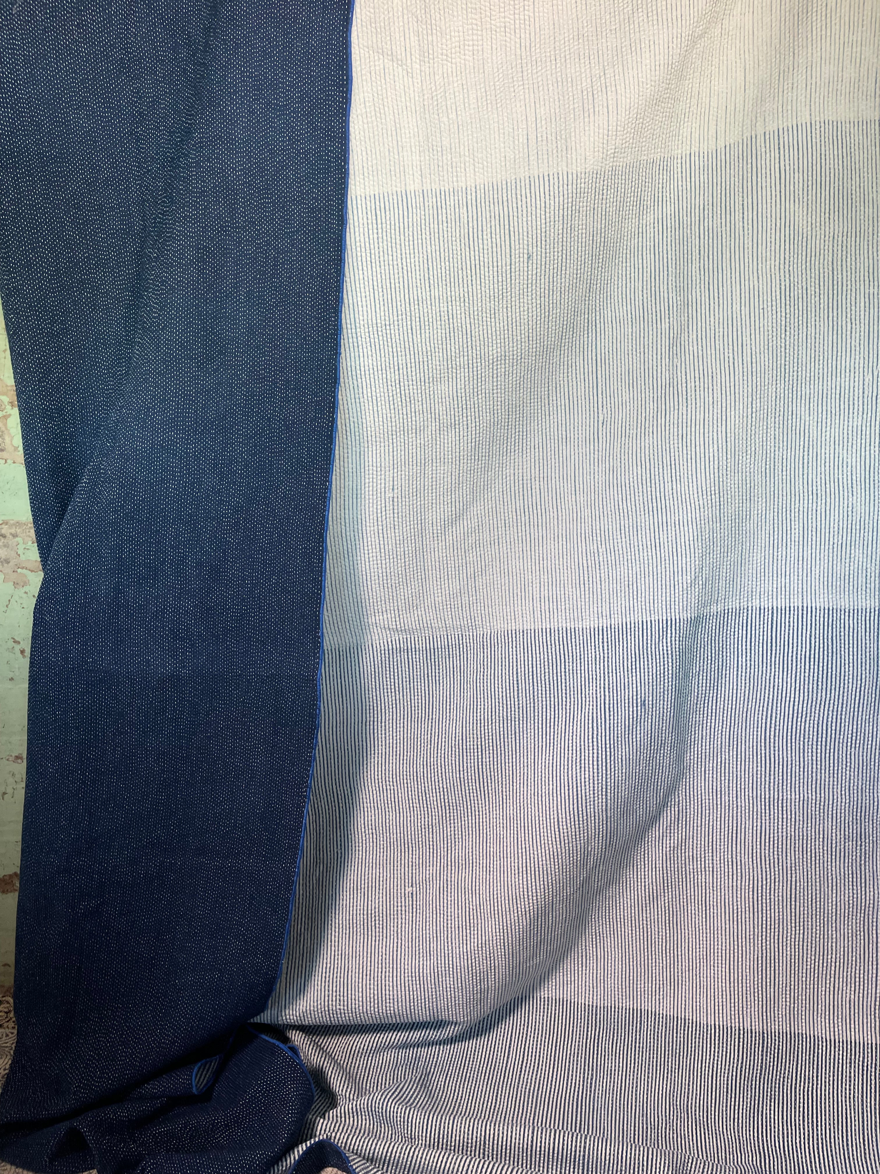 INDIGO SHIBORI - GRADED STRIPES 2