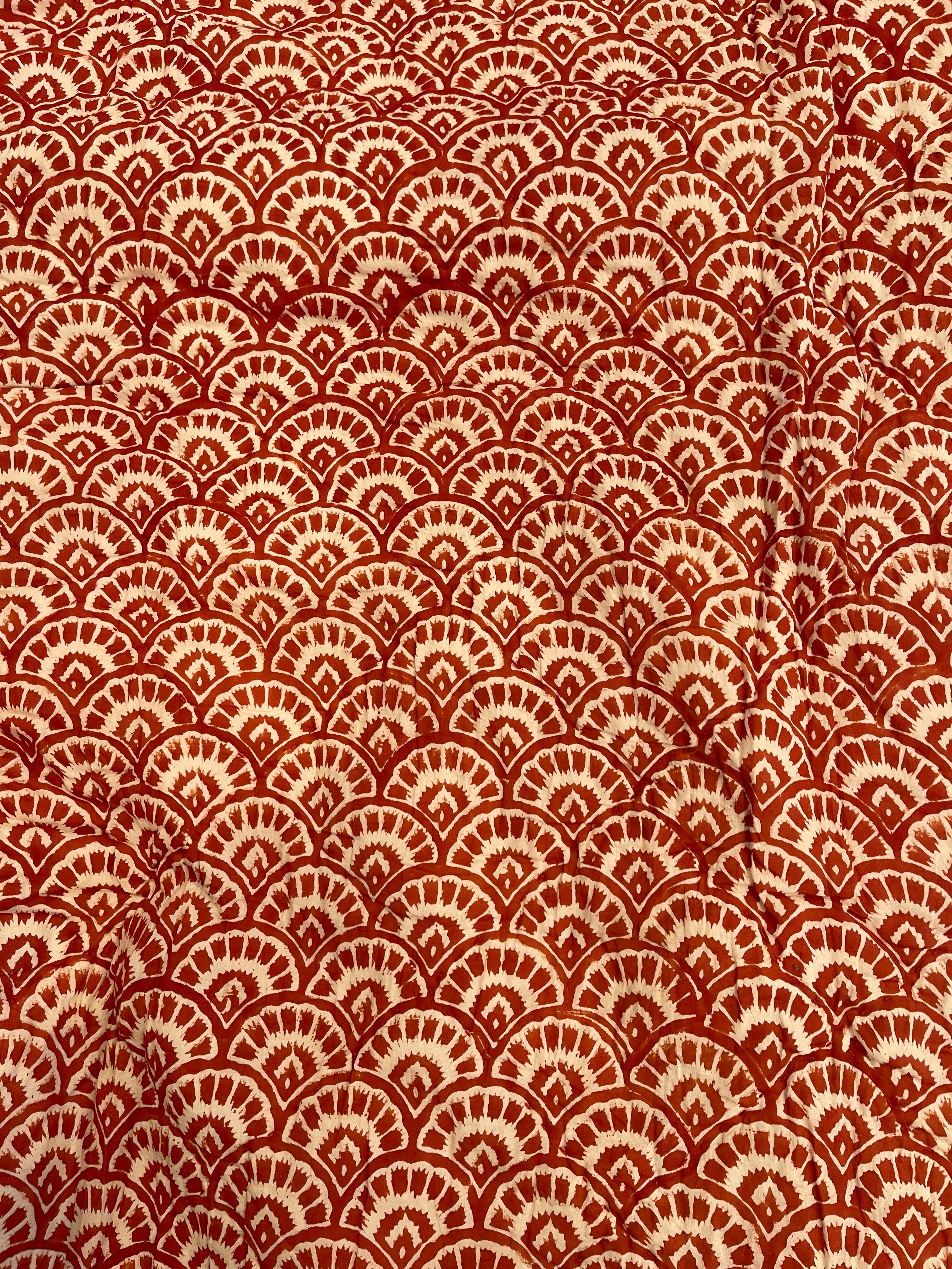JAIPURI RAZAI - RED FAN
