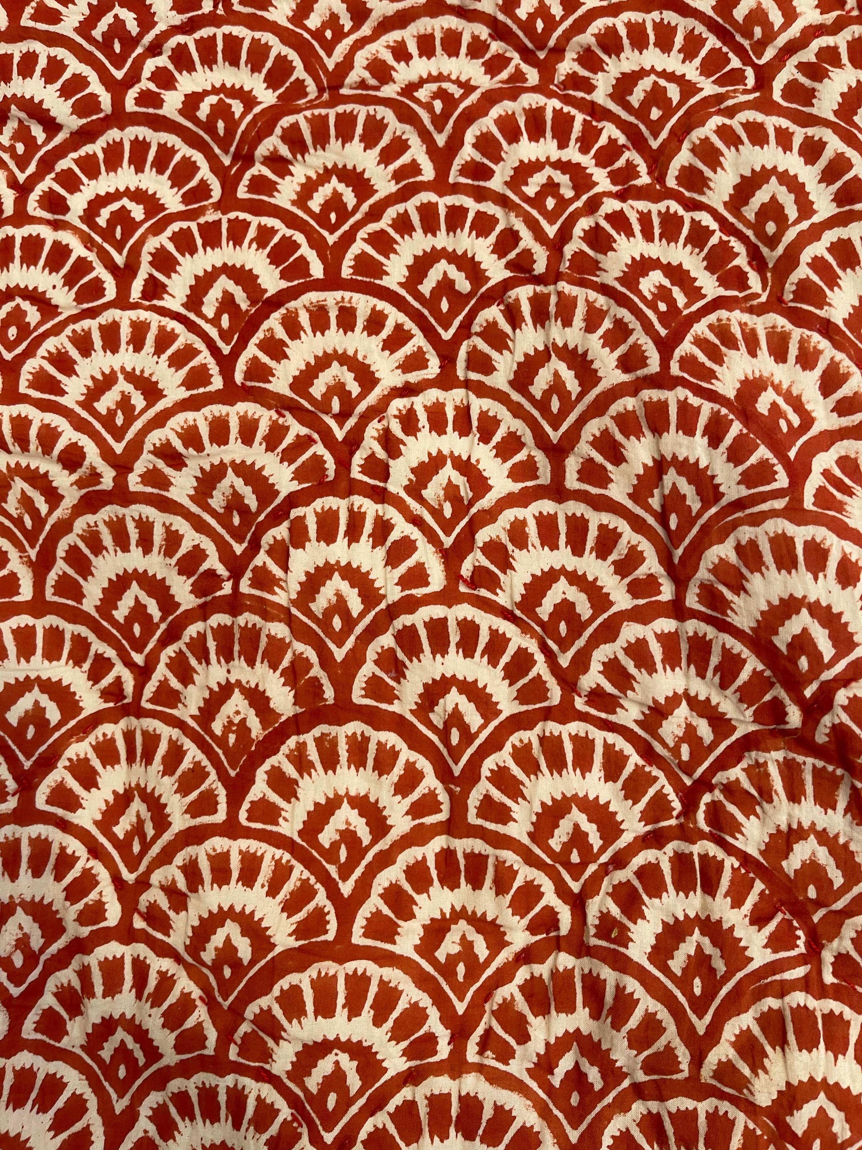 JAIPURI RAZAI - RED FAN