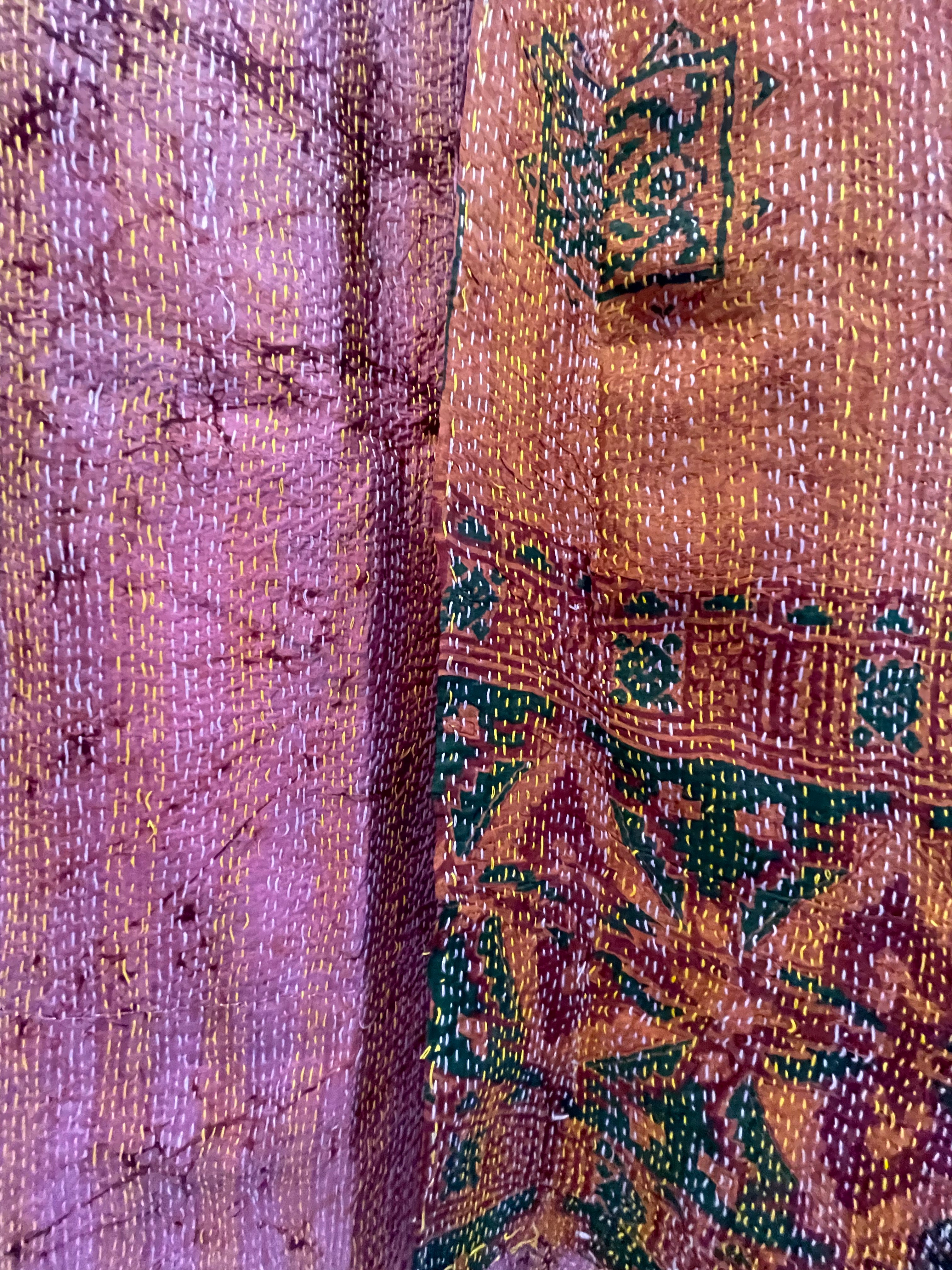 Vintage Silk Sari Wrap - Spice Temple