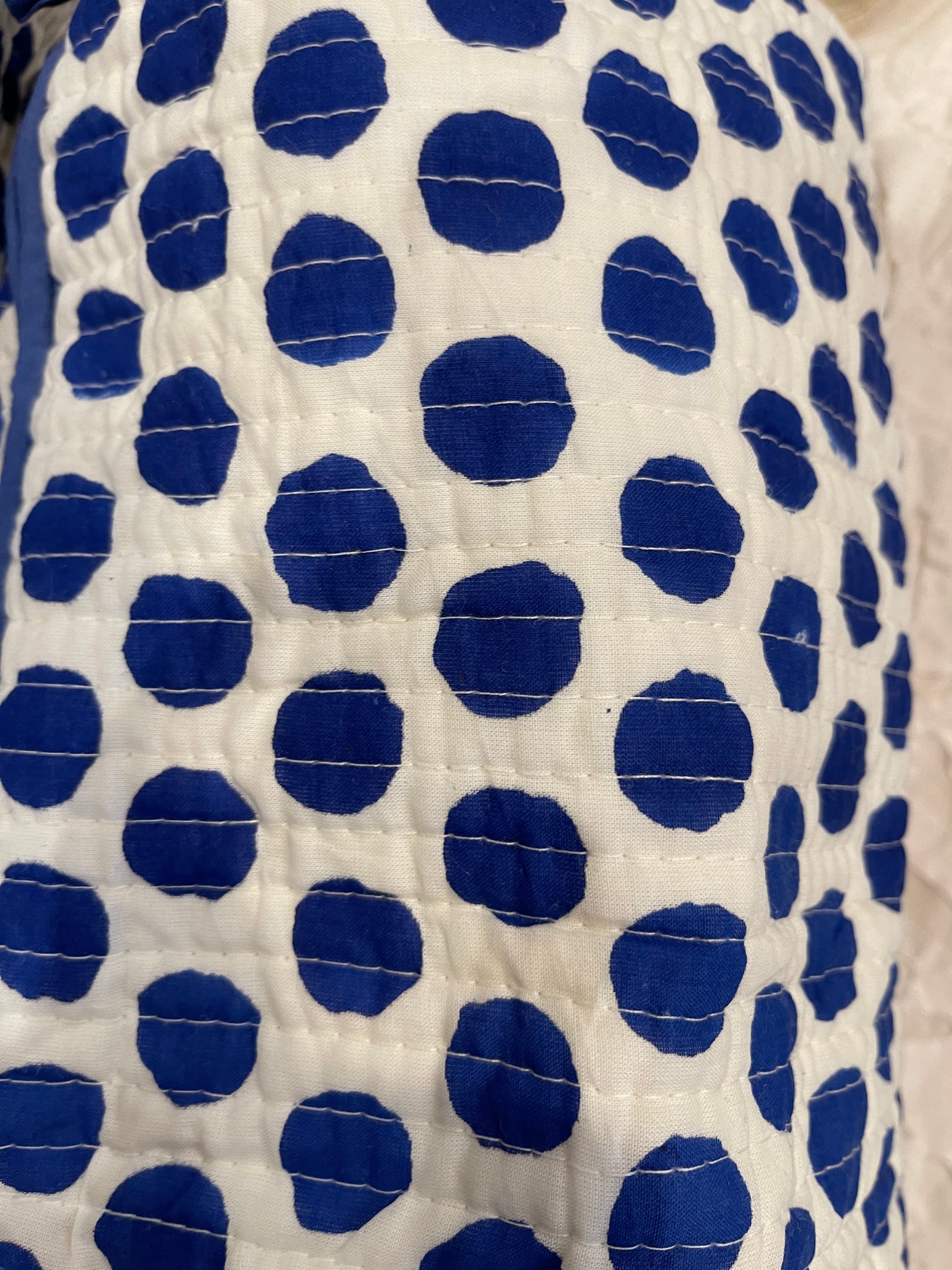 Cosmetic Bag - Blue Dots