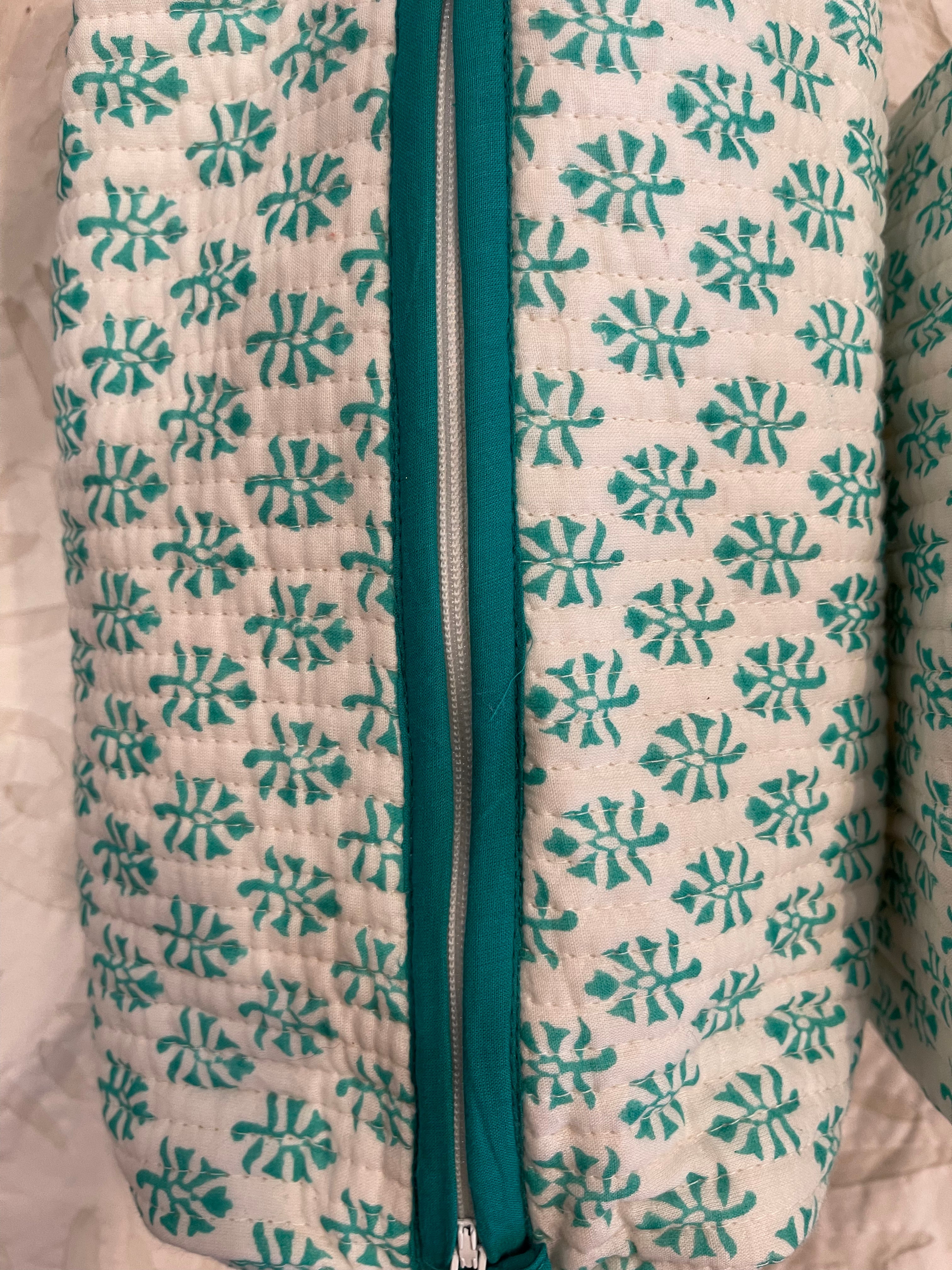 Cosmetic Bag - Green Buti