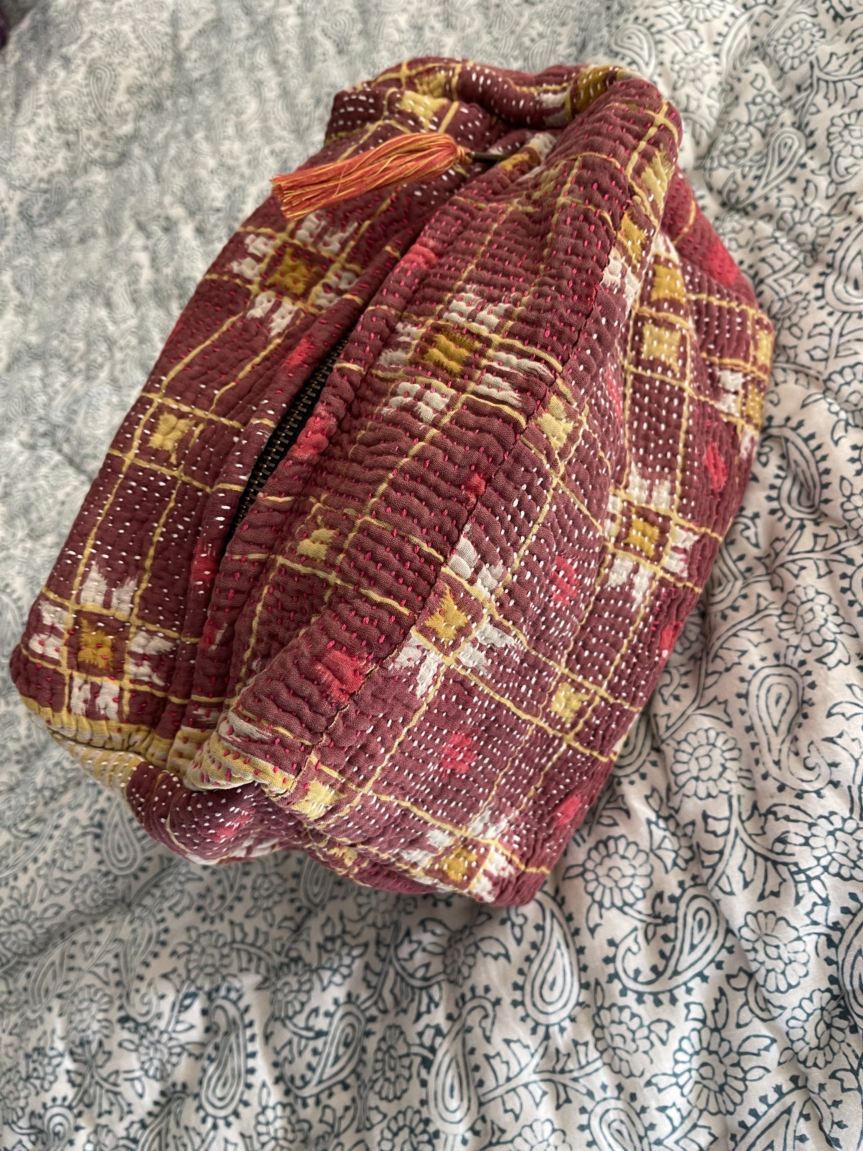 Cosmetic Bag Vintage Kantha - Outback