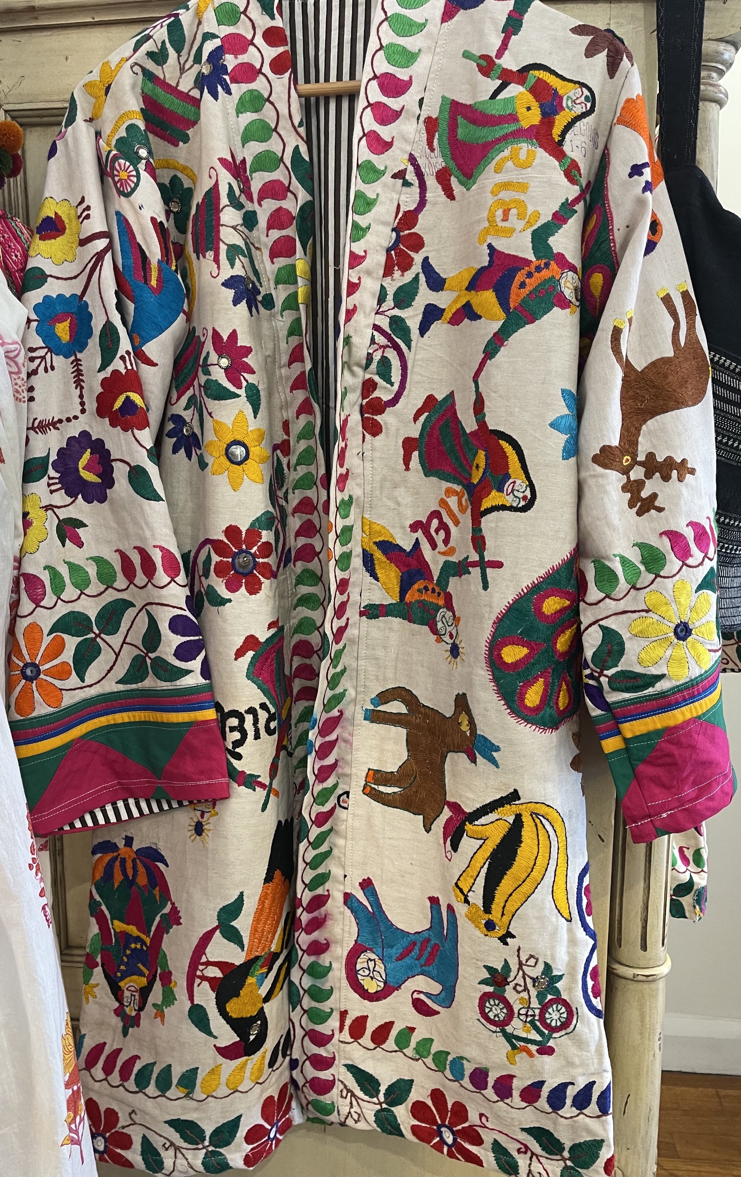 Vintage Embroidered Coat - Dance