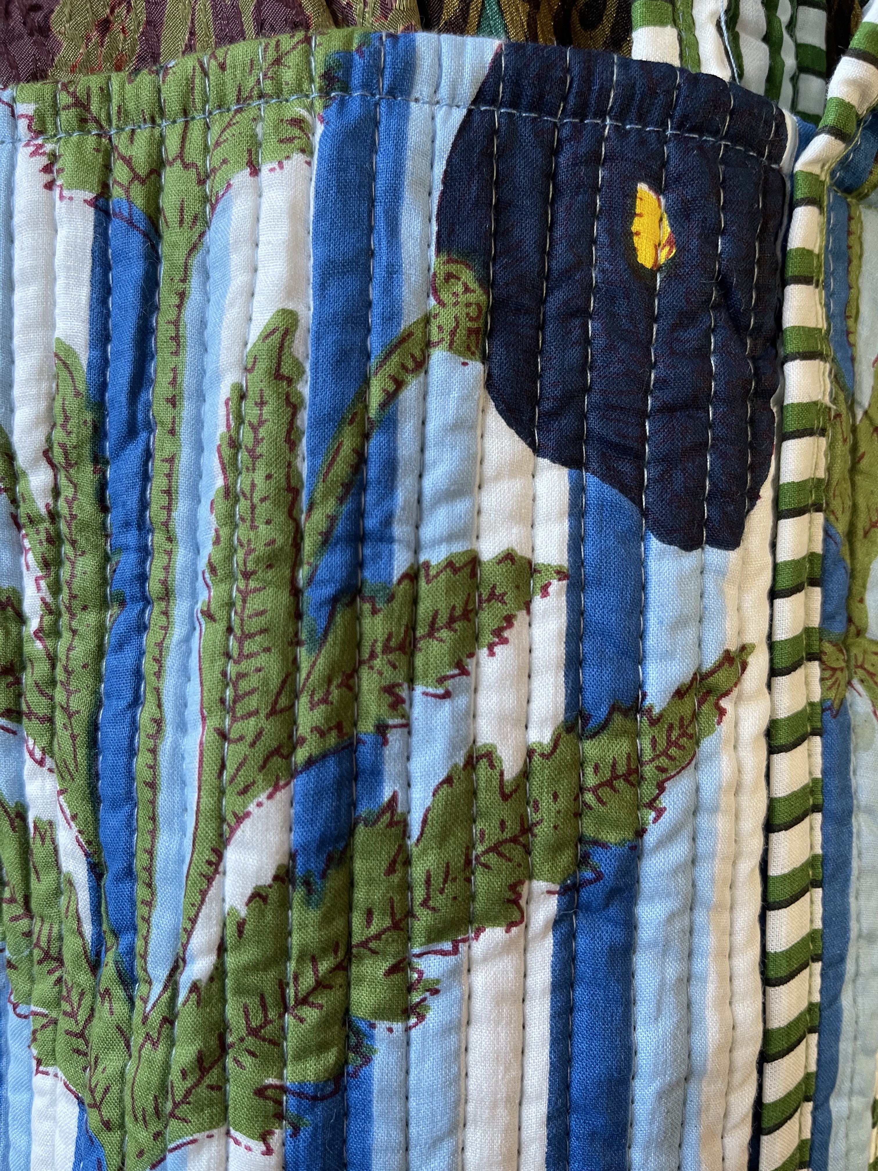 Tote Bag - Indigo Floral