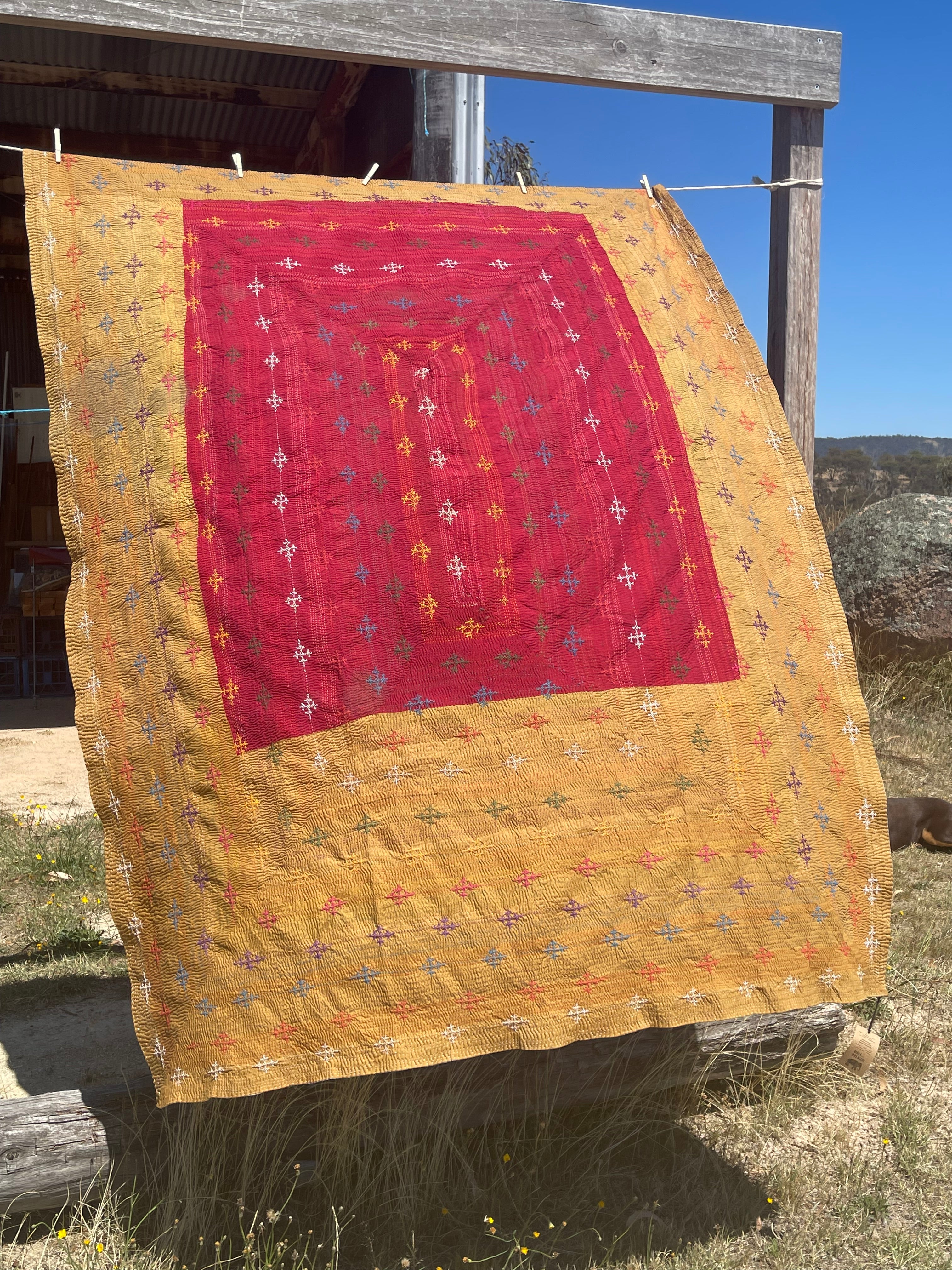 Snake Charmer Quilt - Desert Border