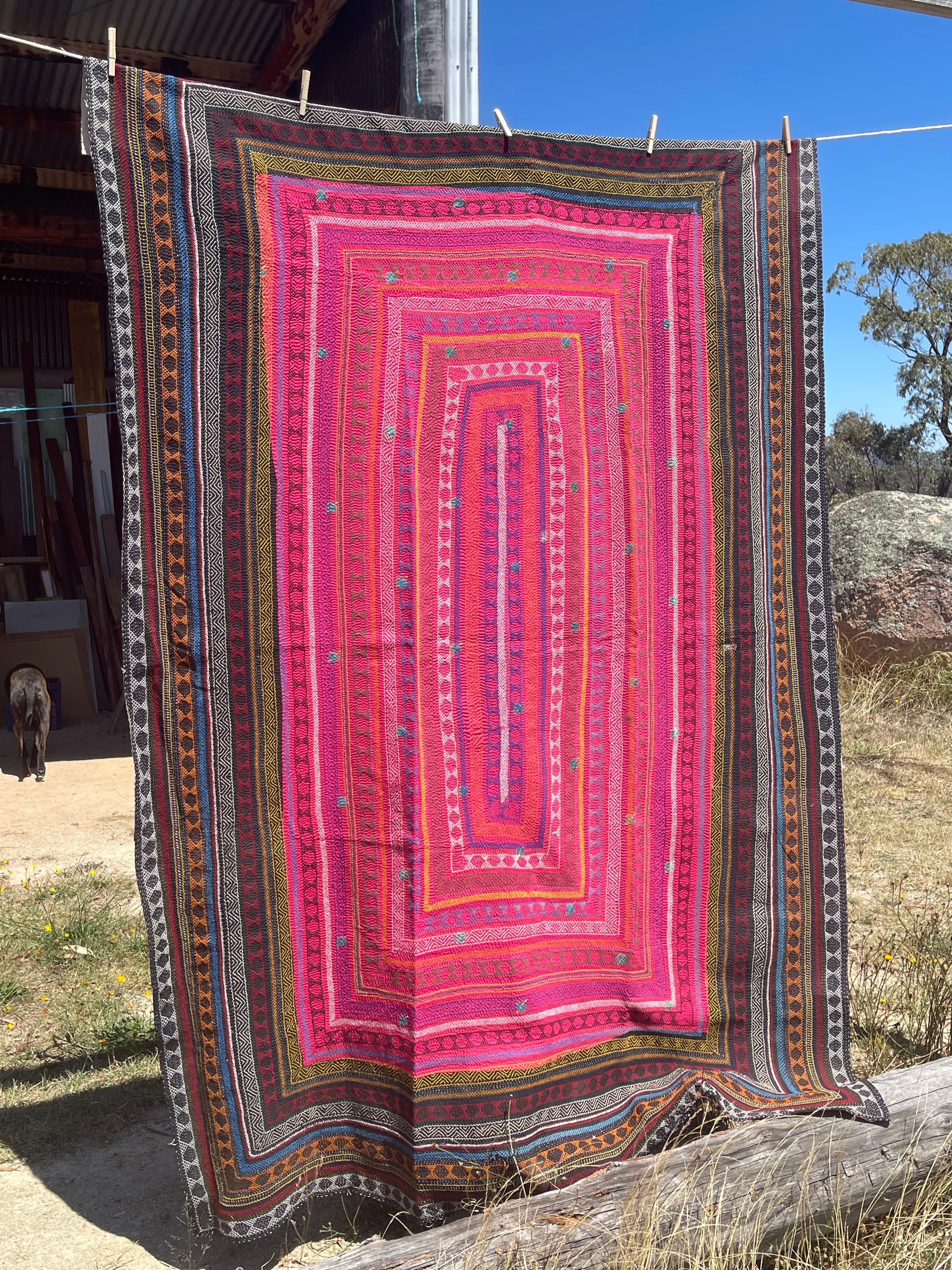 Snake Charmer Quilt - Celestial Autumn Leaves