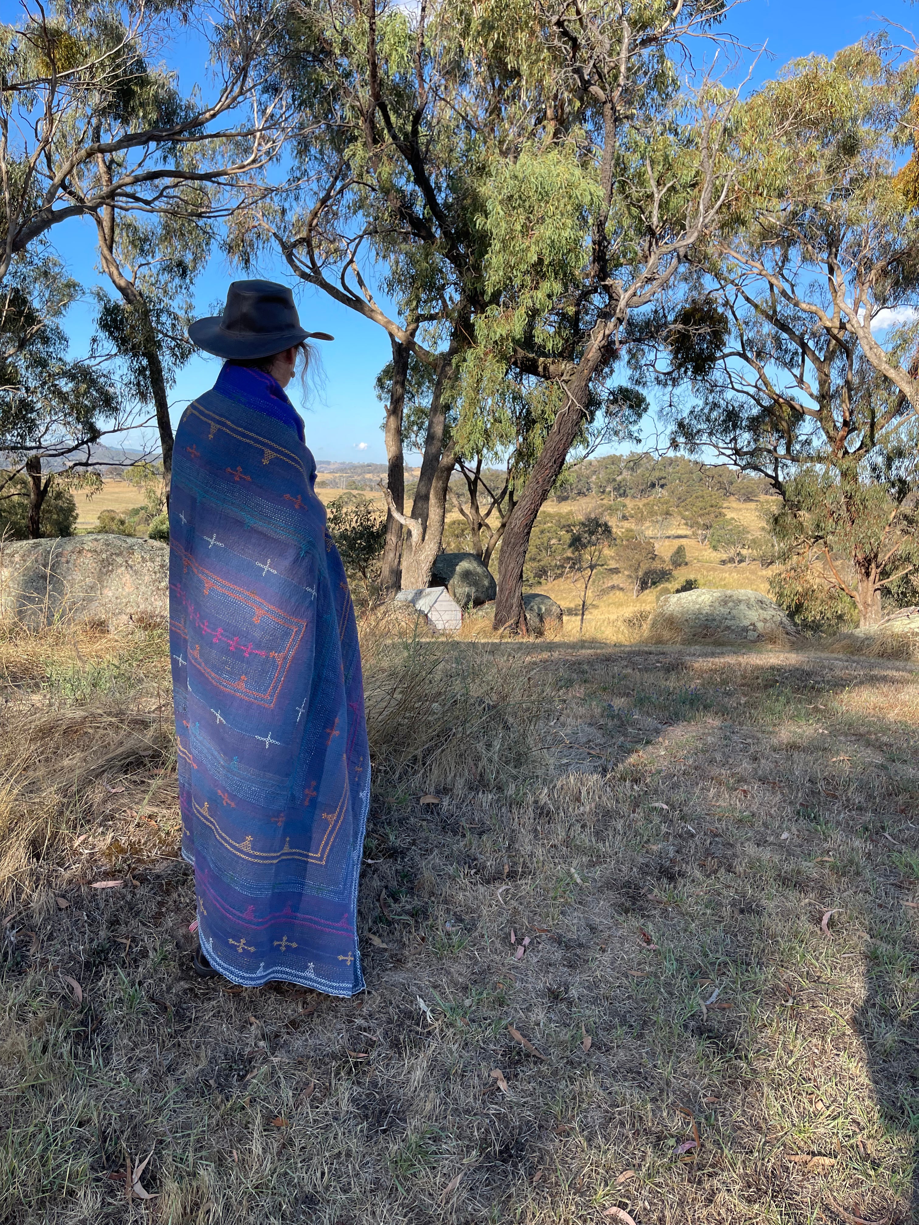 Snake Charmer Quilt - Evening Sky