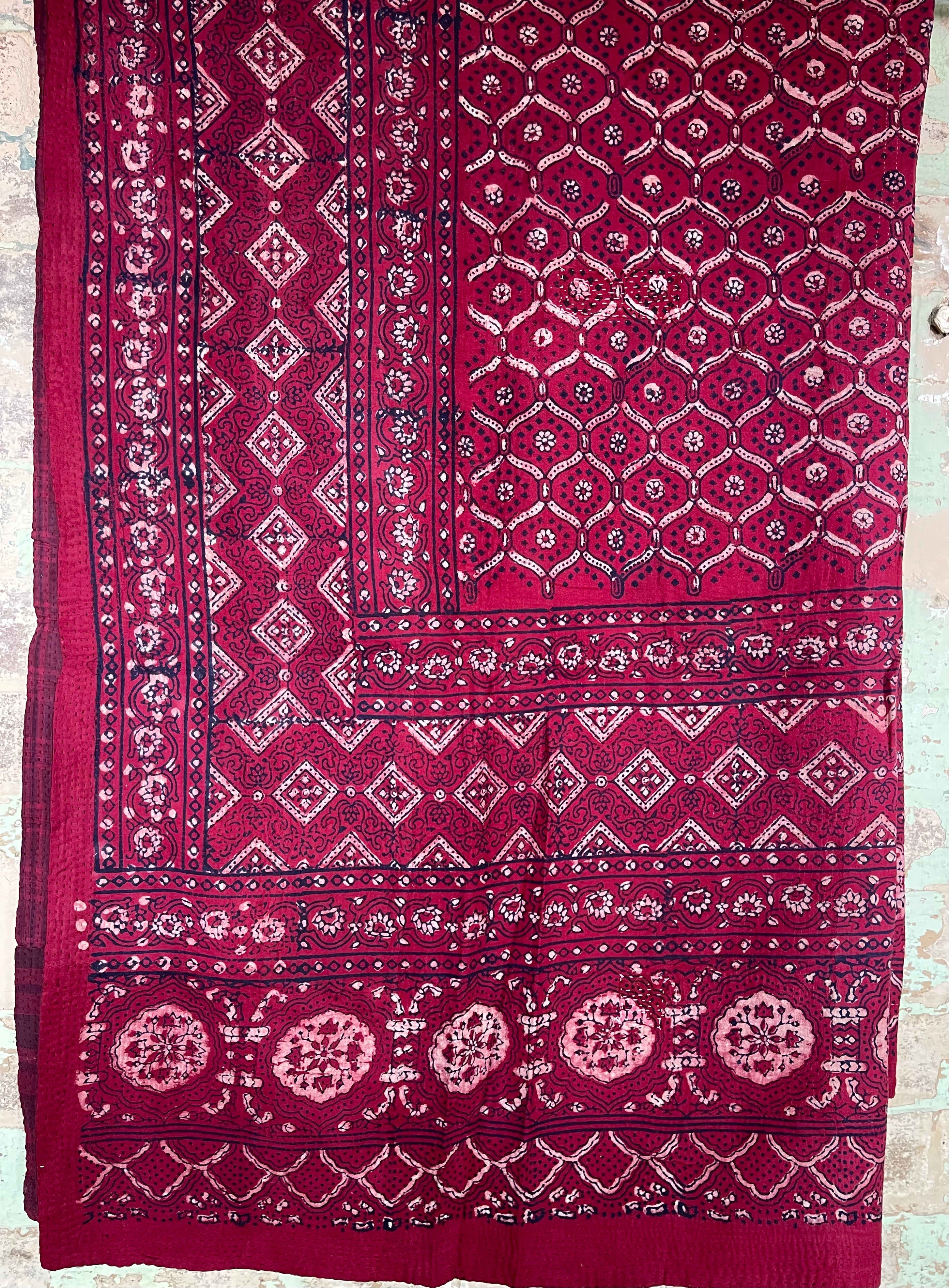 VINTAGE KANTHA - AJRAKH CATHEDRAL